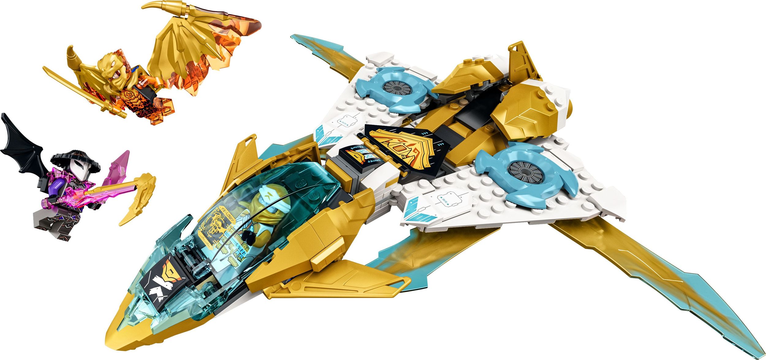 LEGO NINJAGO 71770 - Zanes Golddrachen-Jet