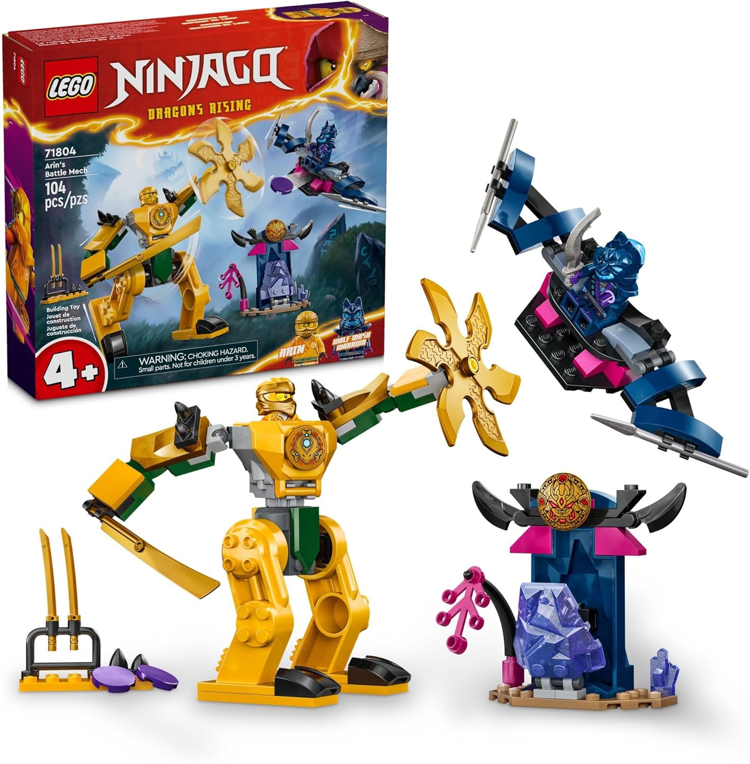 LEGO NINJAGO 71804 Arins Battle Mech Ninja
