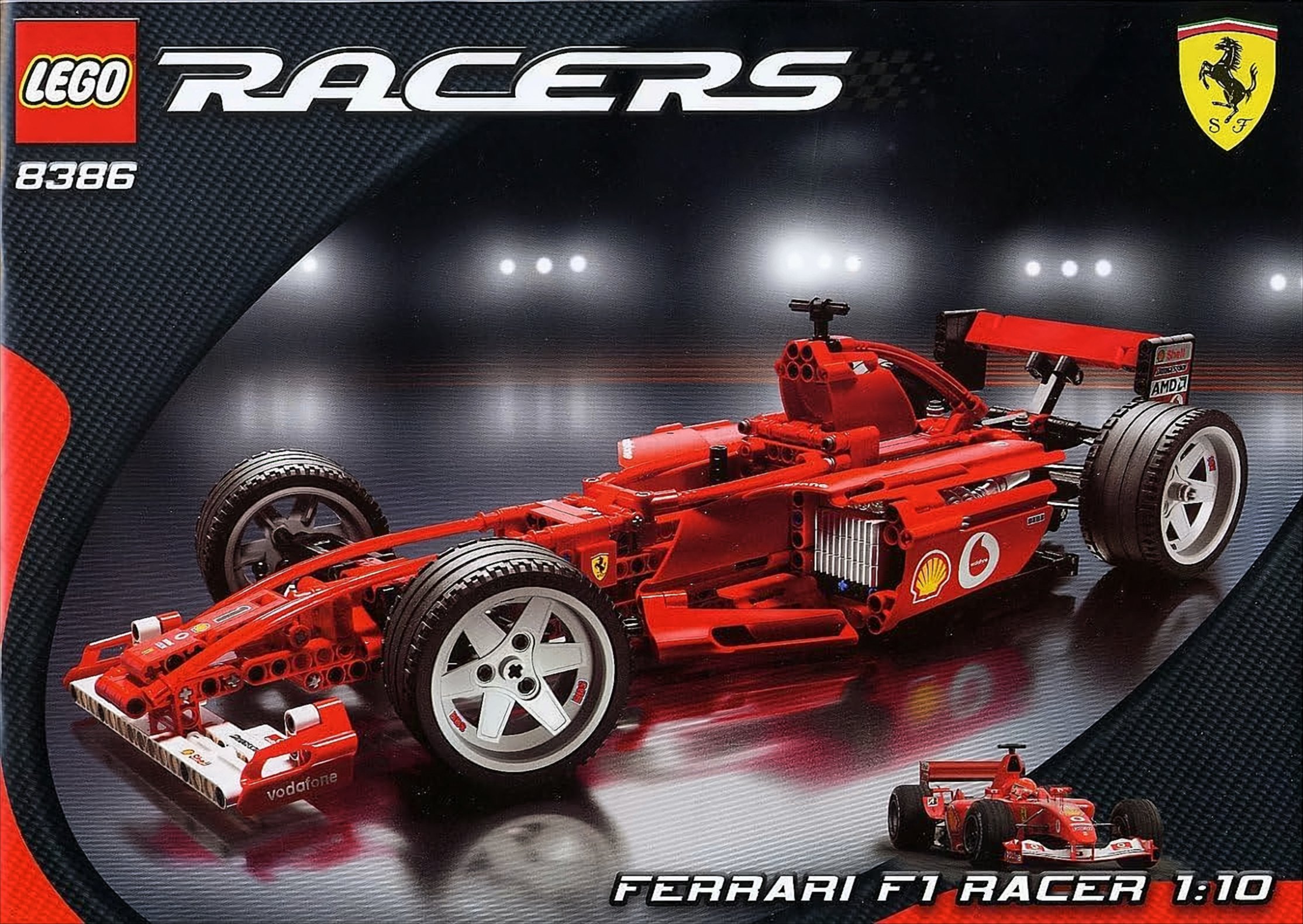 LEGO Racers 8386 - Ferrari F1 Racer, groß