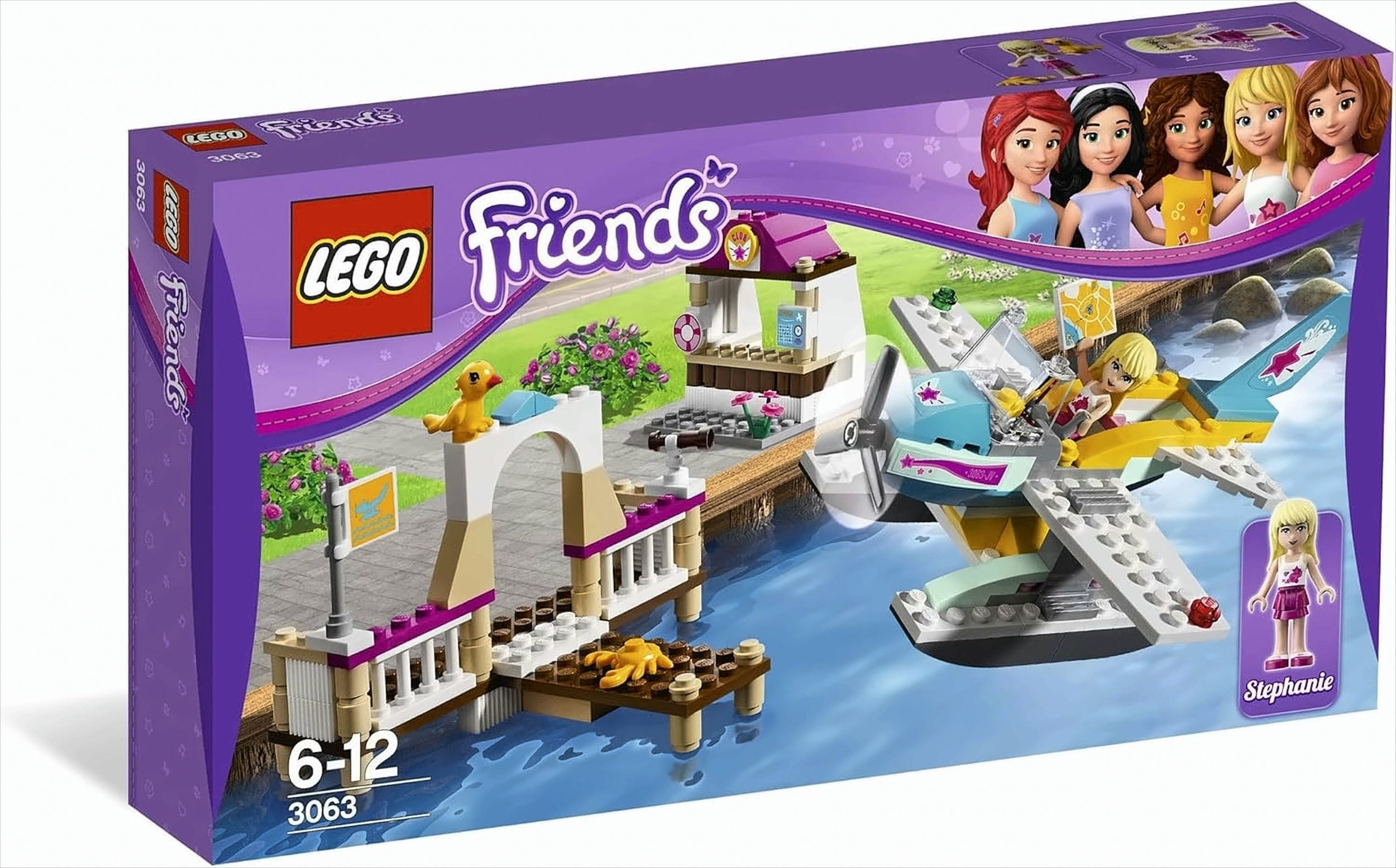 Lego 3063 Friends: Flugschule mit Wasserflugzeug