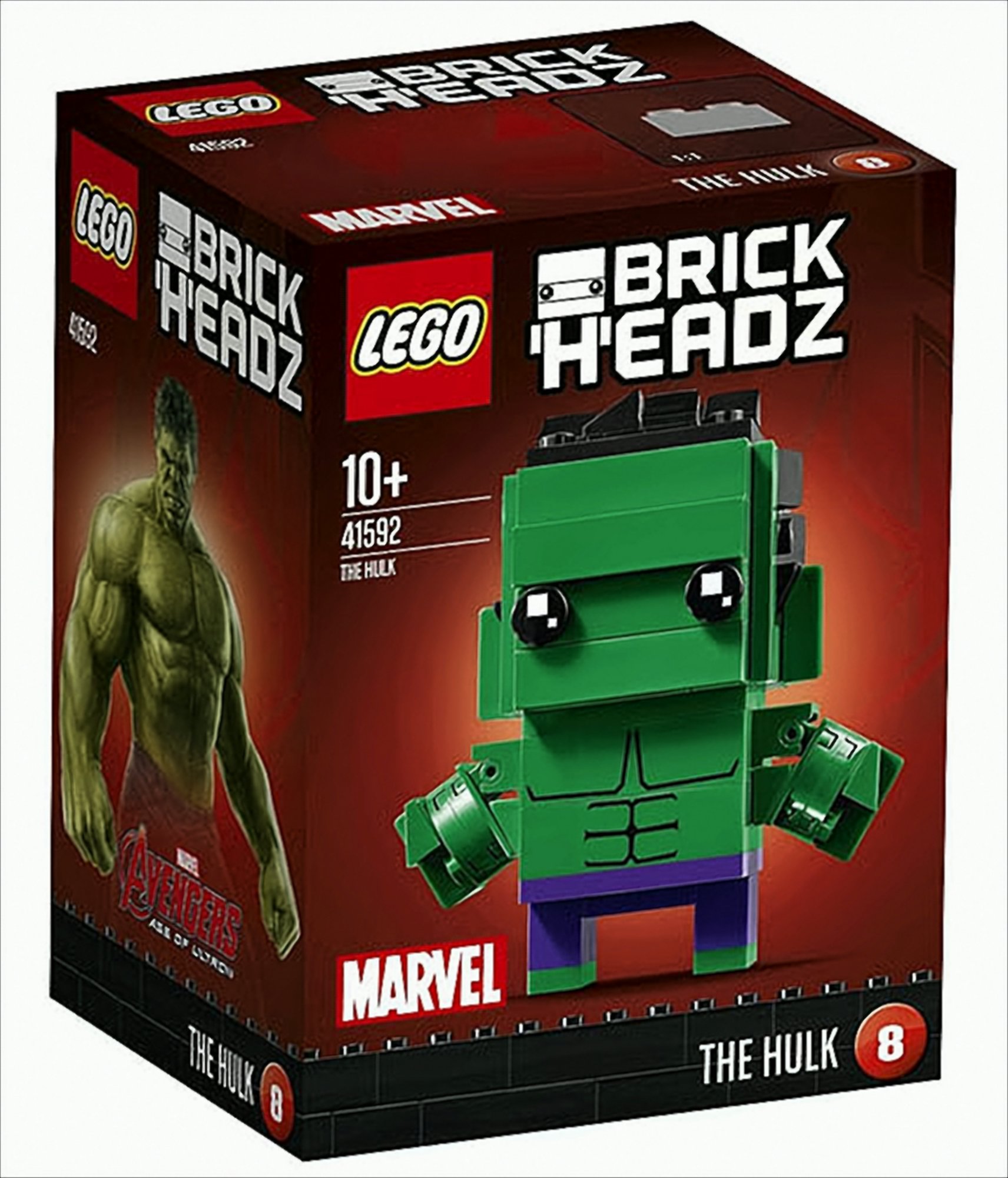 Figur Lego Brick Heads Hulk 41592