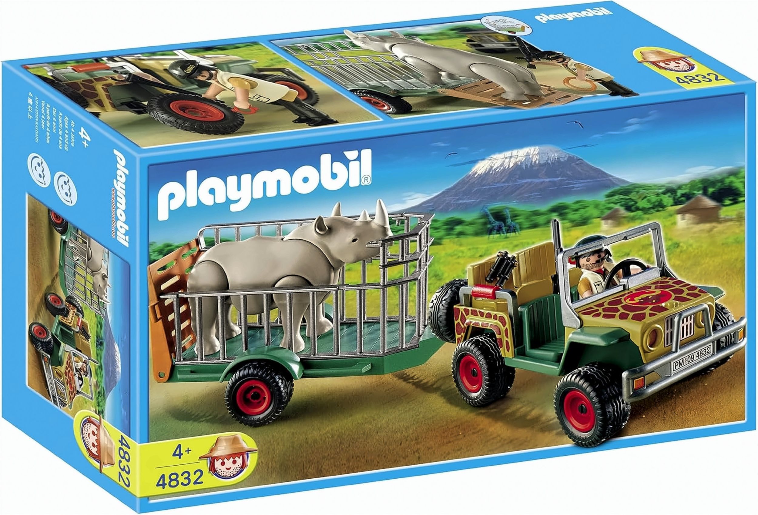 PLAYMOBIL 4832 - Rangerfahrzeug mit Nashorn
