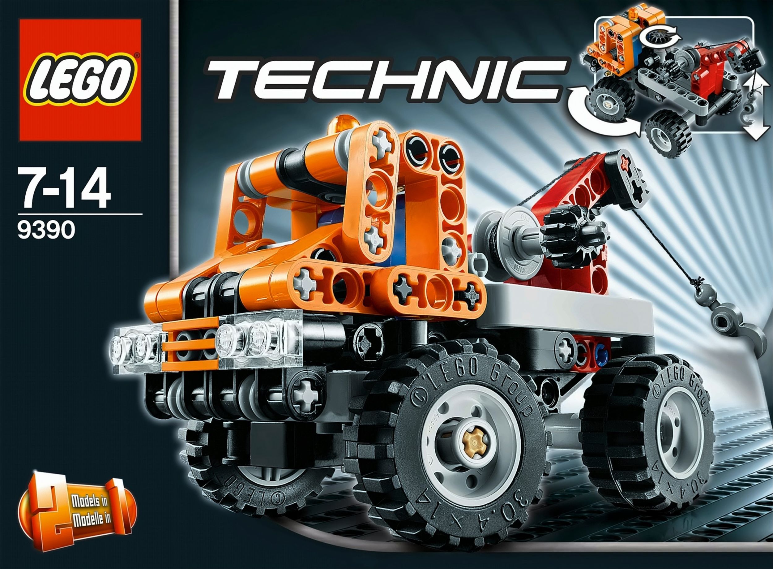 LEGO Technic - 9390 Mini-Abschlepptruck