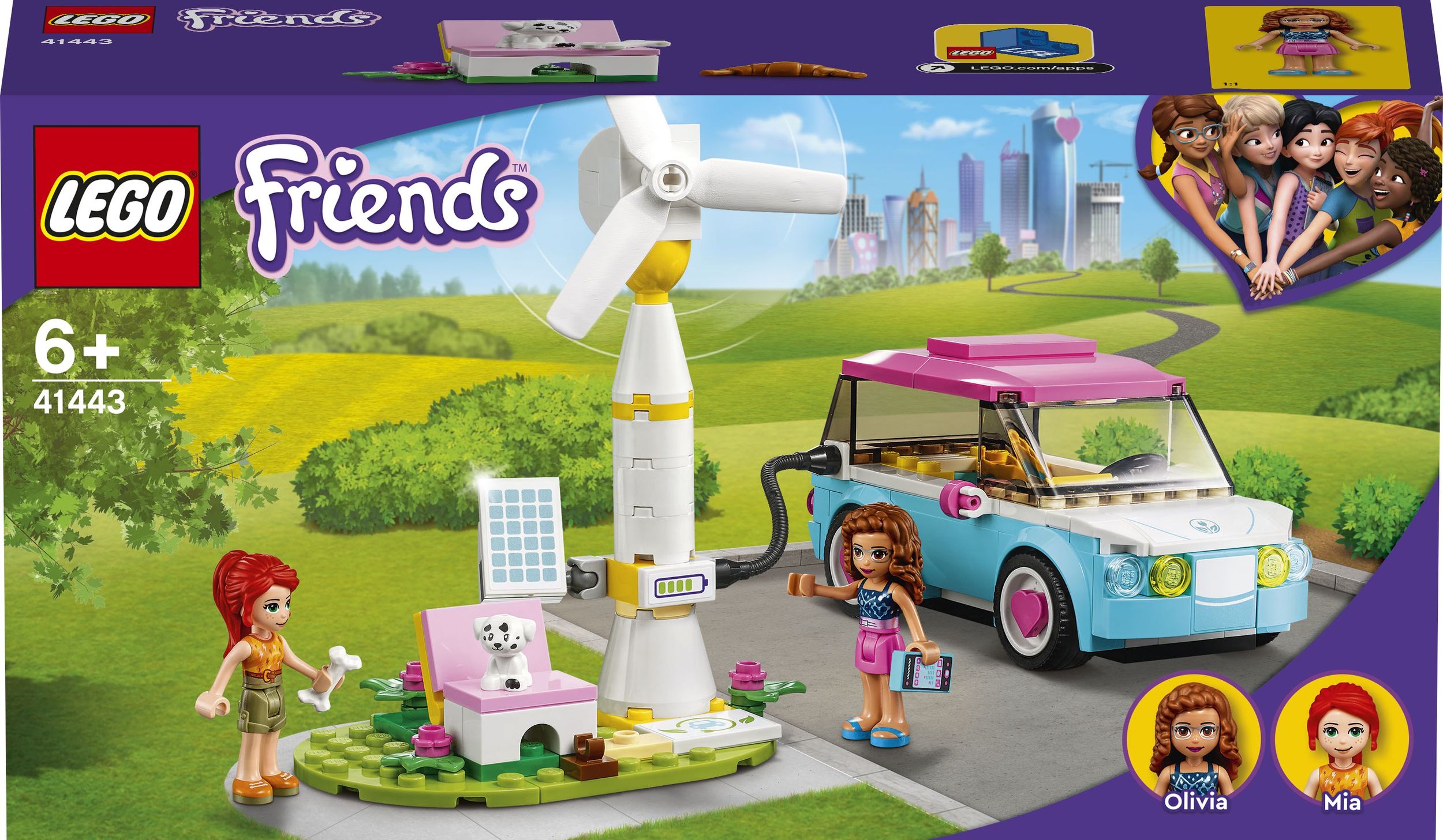 LEGO Friends 41443 - Olivias Elektroauto
