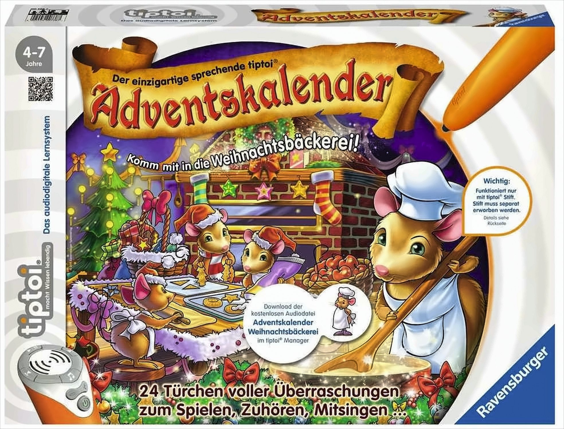 tiptoi Adventskalender In der Weihnachtsbäckerei
