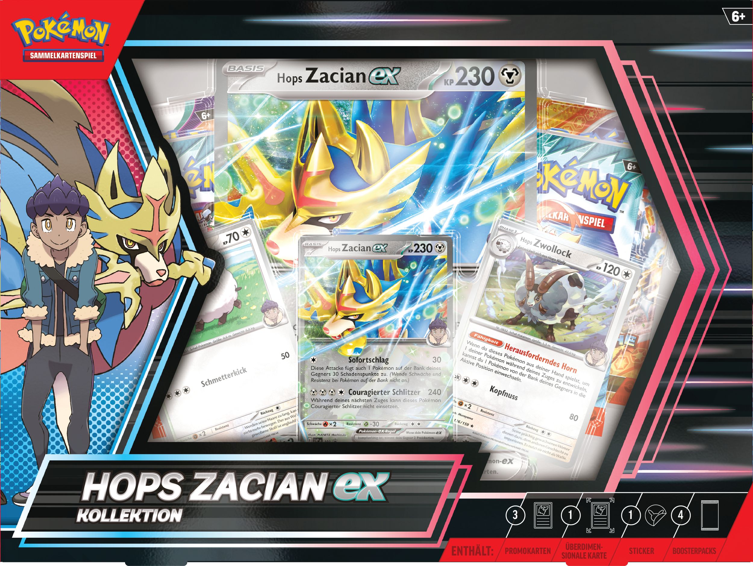 Pokémon Kollektion Hops Zacian-ex DE