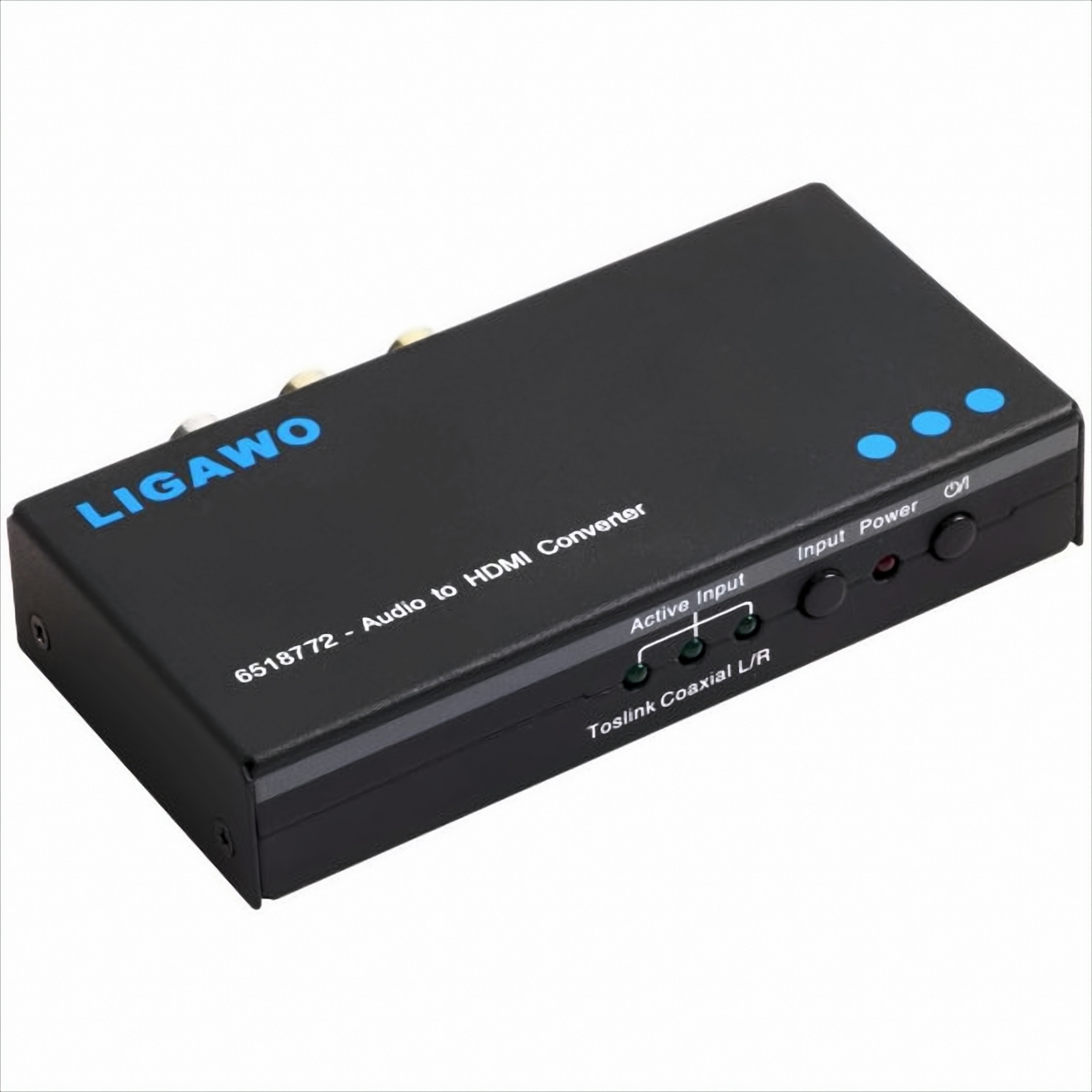 Ligawo 6518772 Toslink Coax Cinch zu HDMI Audio Embedder