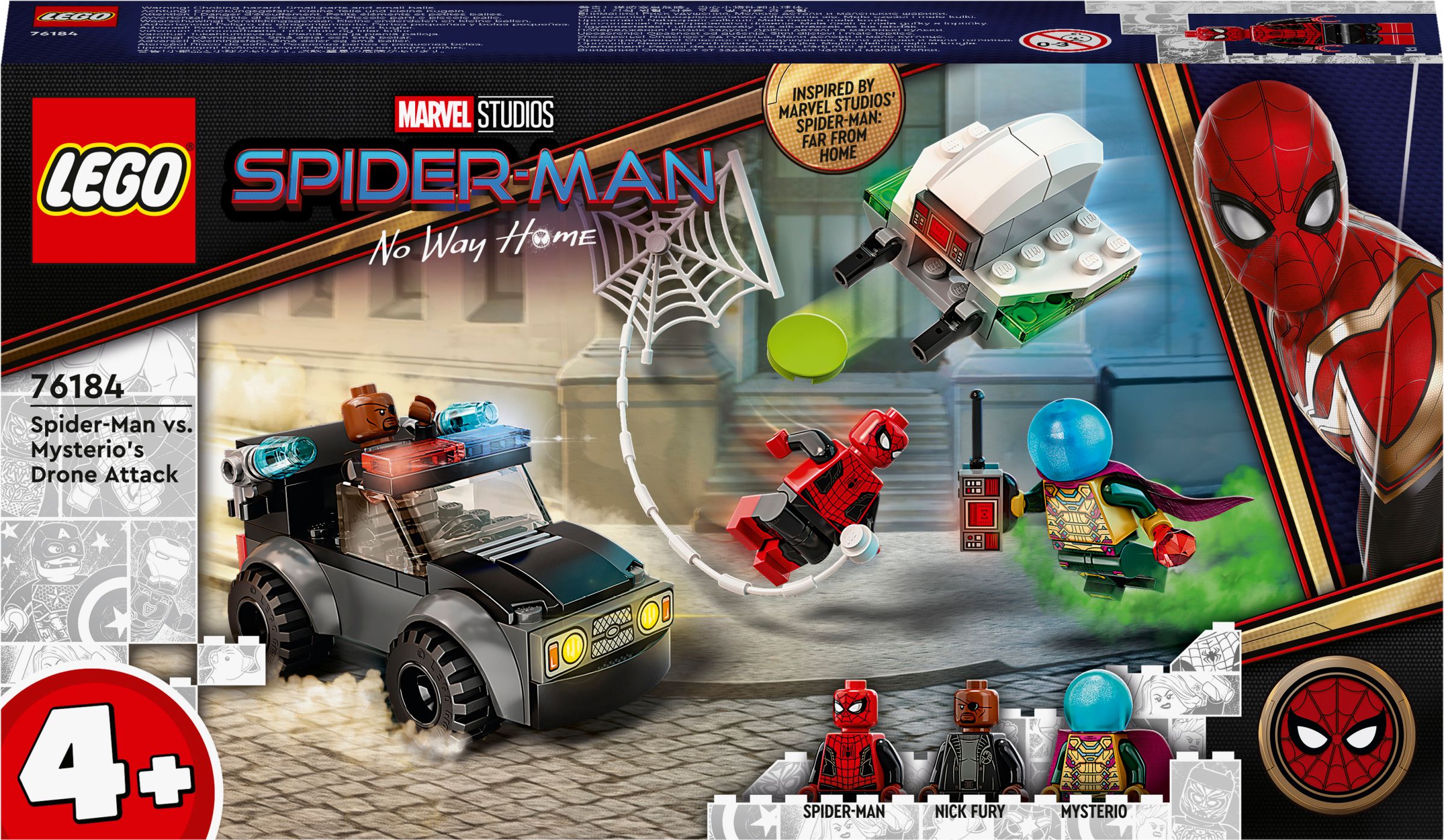 LEGO Marvel Super Heroes 76184 - Mysterios Drohnenattacke auf Spider-Man