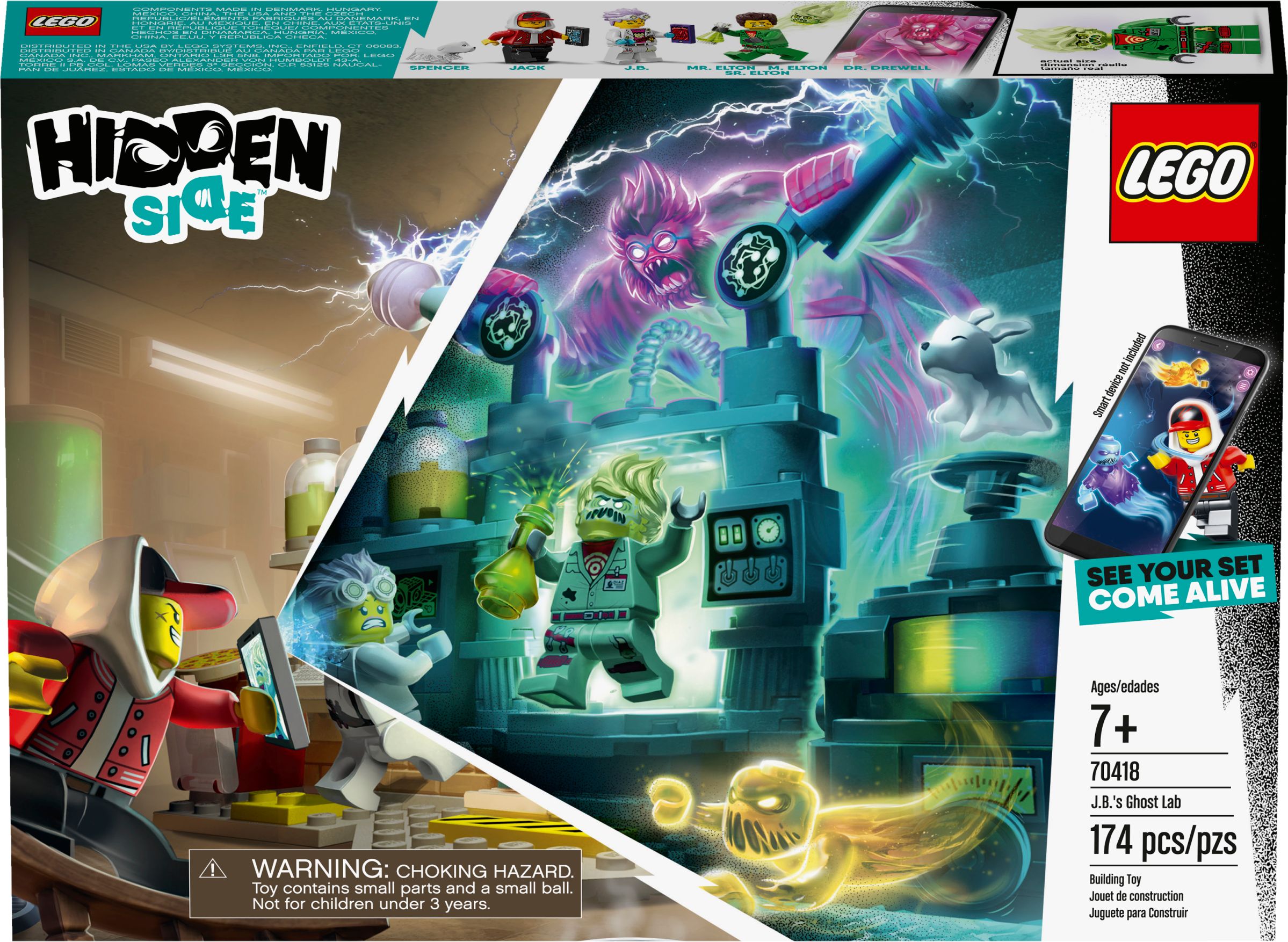 LEGO Hidden Side - 70418 J.B.´s Geisterlabor