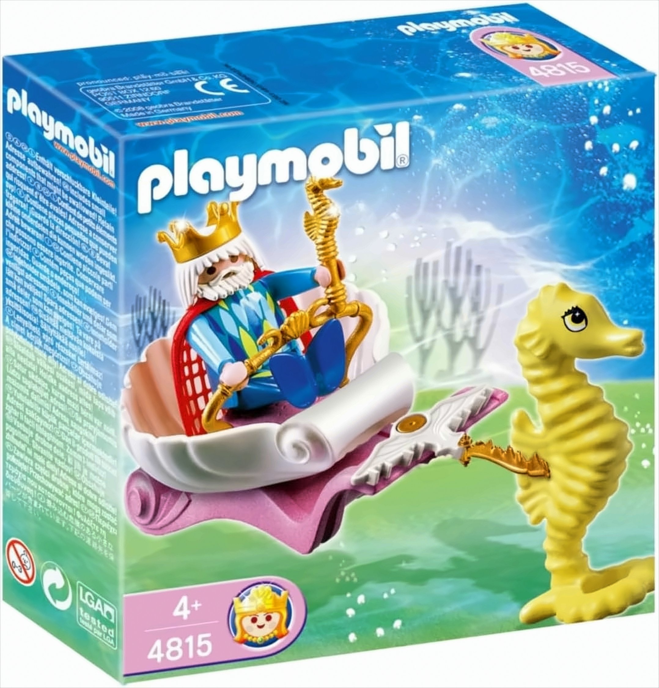 PLAYMOBIL 4815 - Meereskönig mit Seepferdchenkutsche