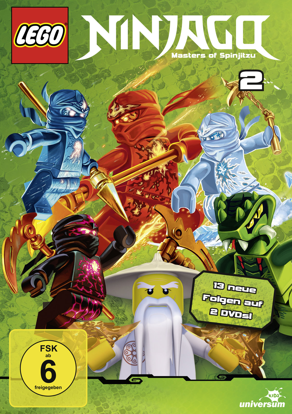 LEGO Ninjago - Staffel 2 [2 DVDs]