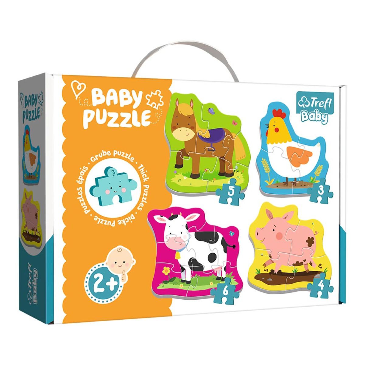 Baby Puzzle Tiere auf dem Bauernhof - 18 Teile
