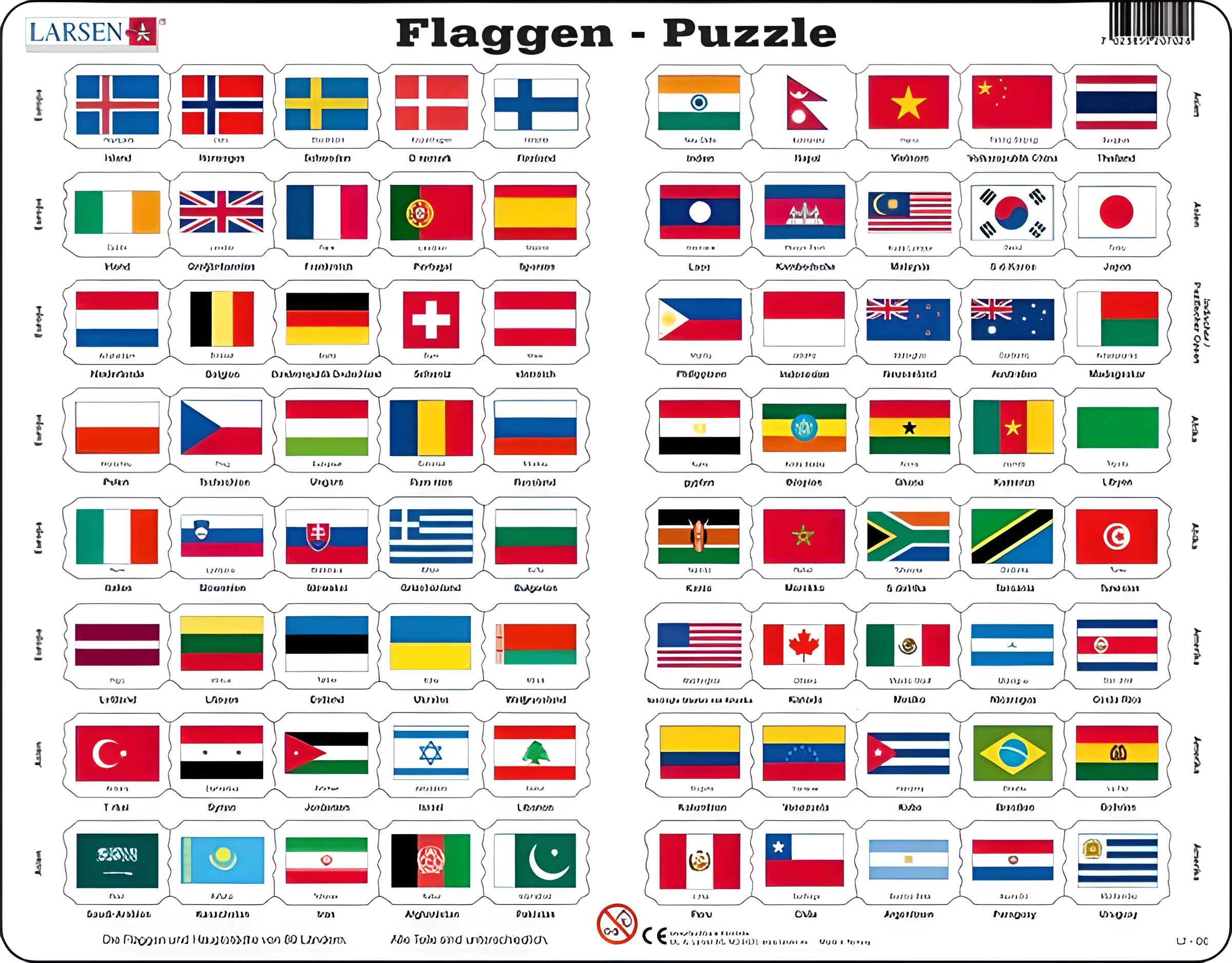 Flaggen-Puzzle