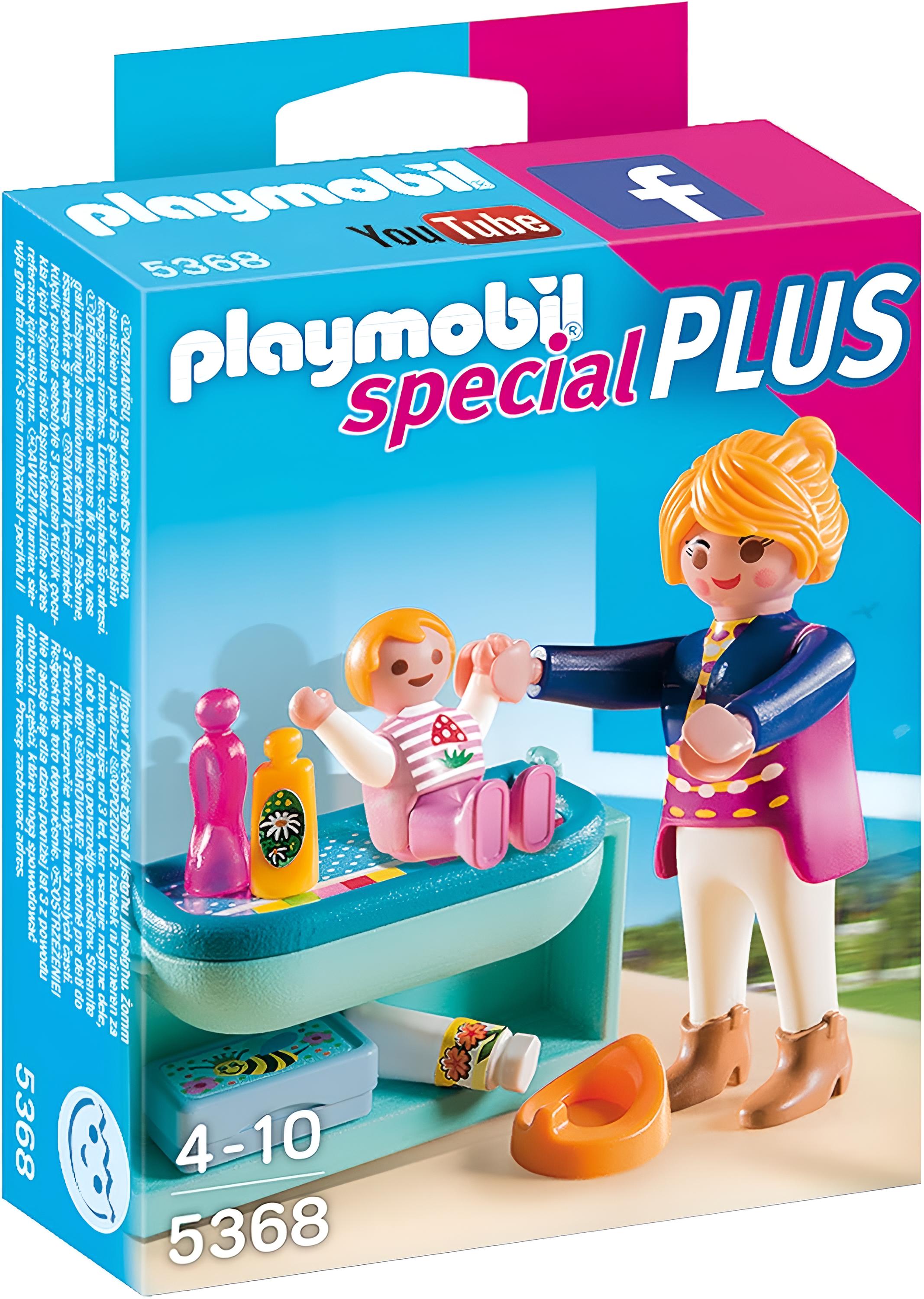 PLAYMOBIL 5368 - Mutter mit Baby-Wickeltisch