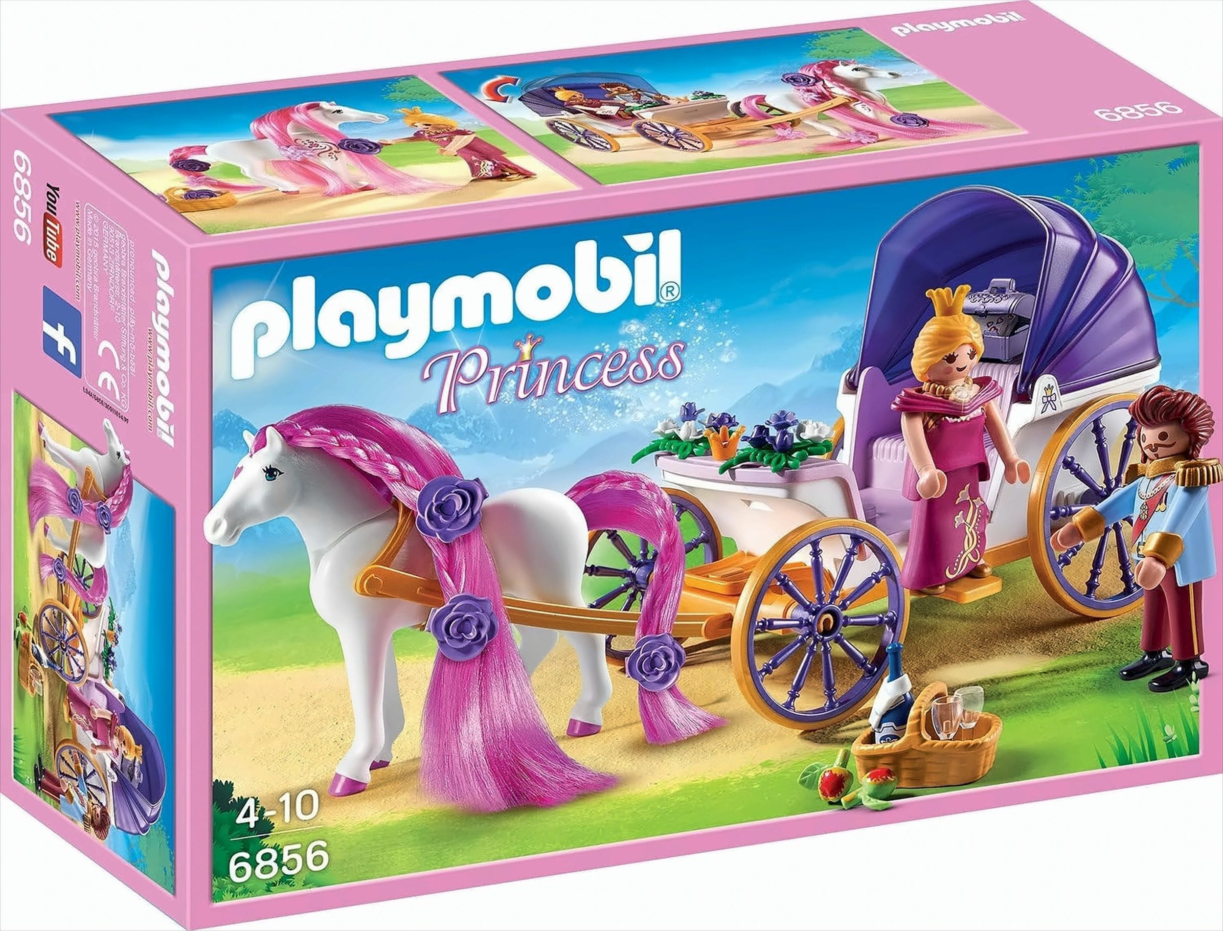 Playmobil 6856 - Königspaar mit Pferdekutsche