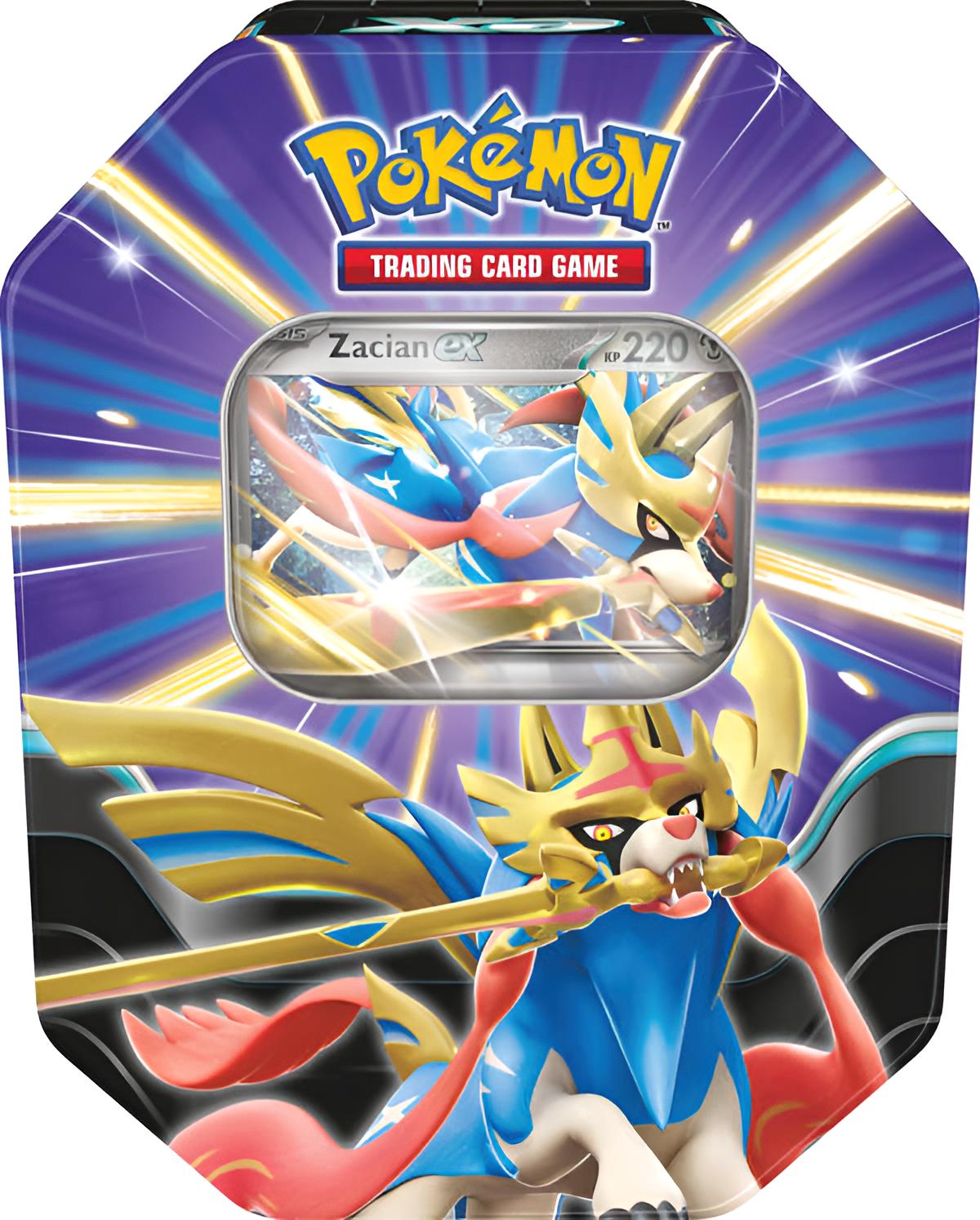 Pokémon Tin Box #122 Zacian EX DE