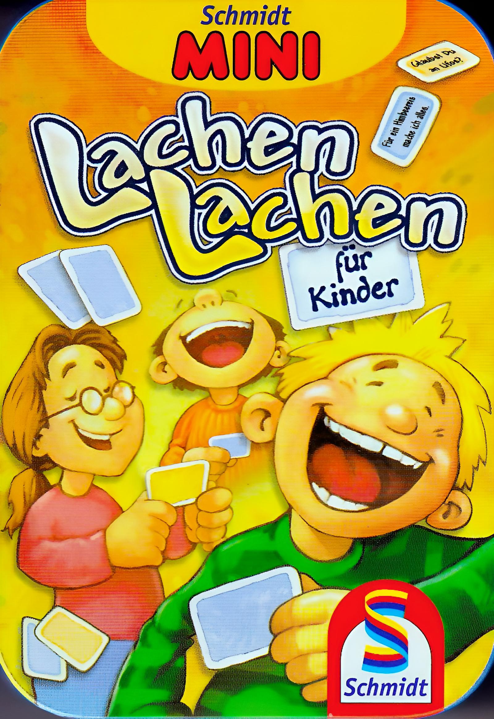 LachenLachen für Kinder - Mini Spiel in der Blechdose