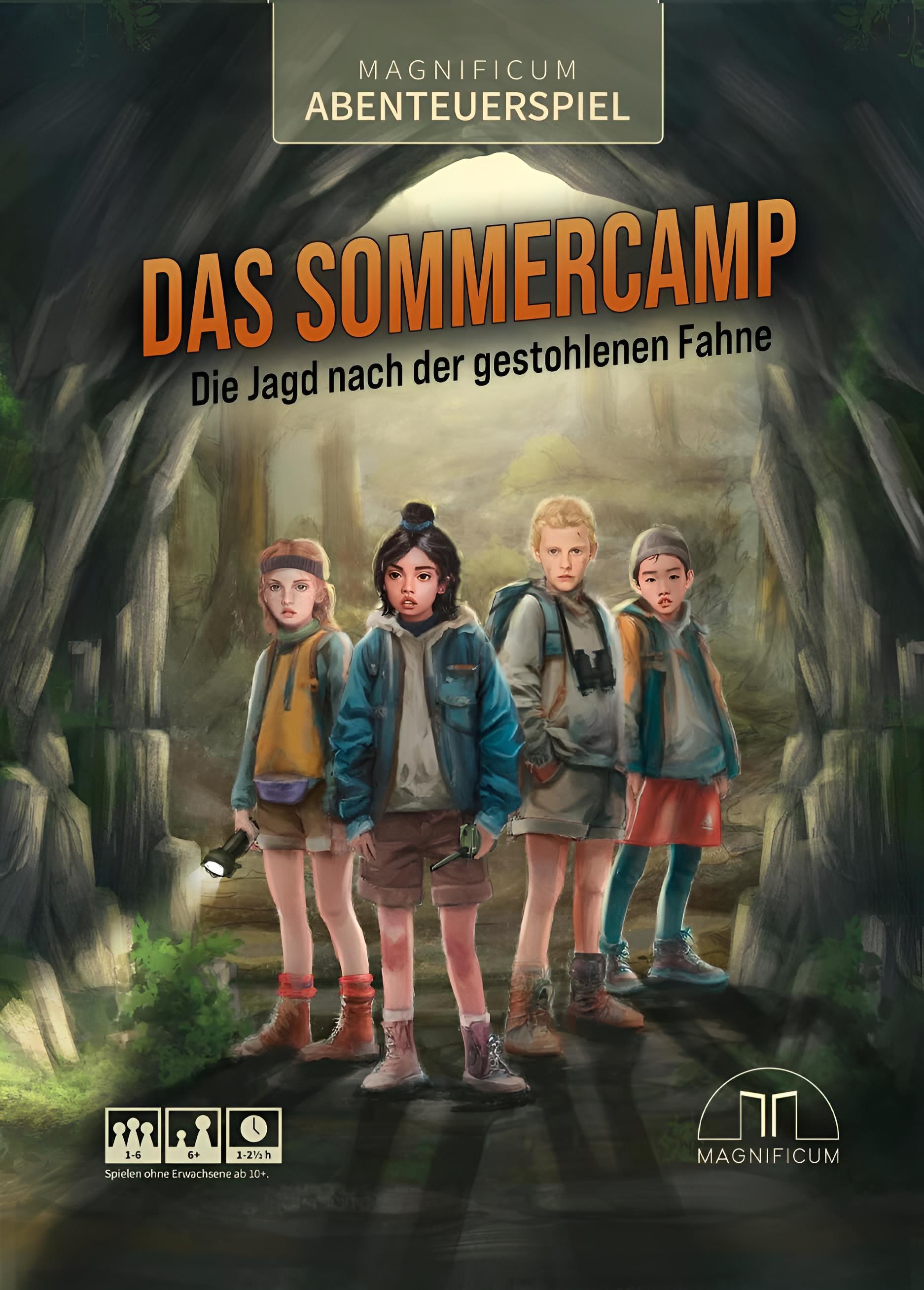 Das Sommercamp - Die Jagd nach der gestohlenen Fahne, Rätselspiel, Escape Room Spiel