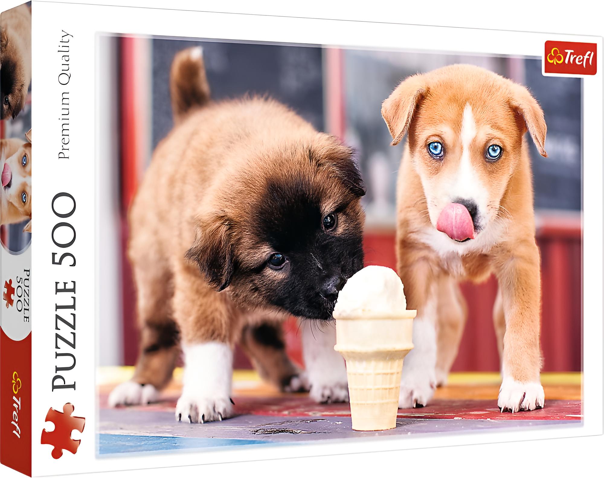 Premium Puzzle 500 Teile - Zeit für Eiscreme!