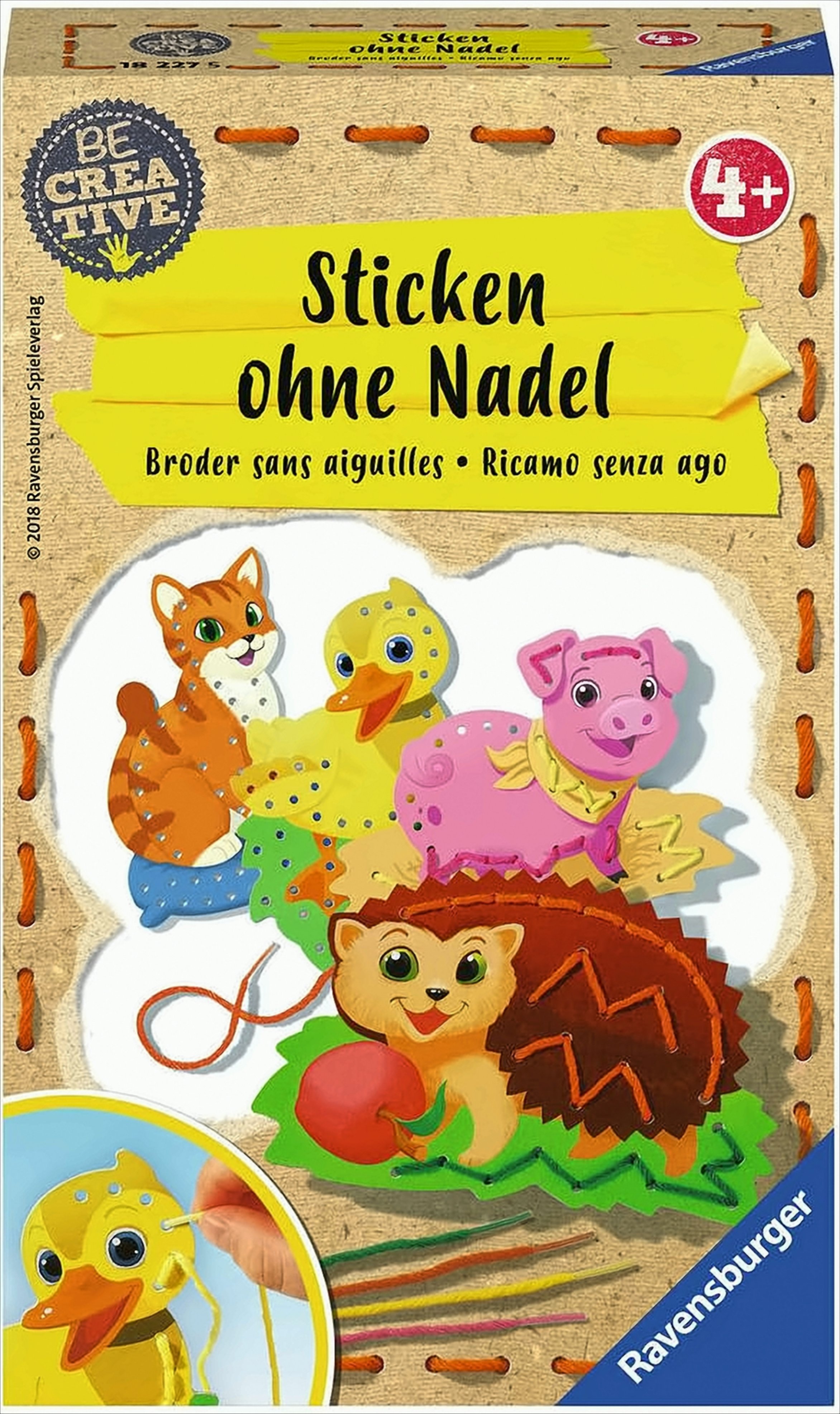 Malen und Basteln - Be Creative - Sticken ohne Nadel