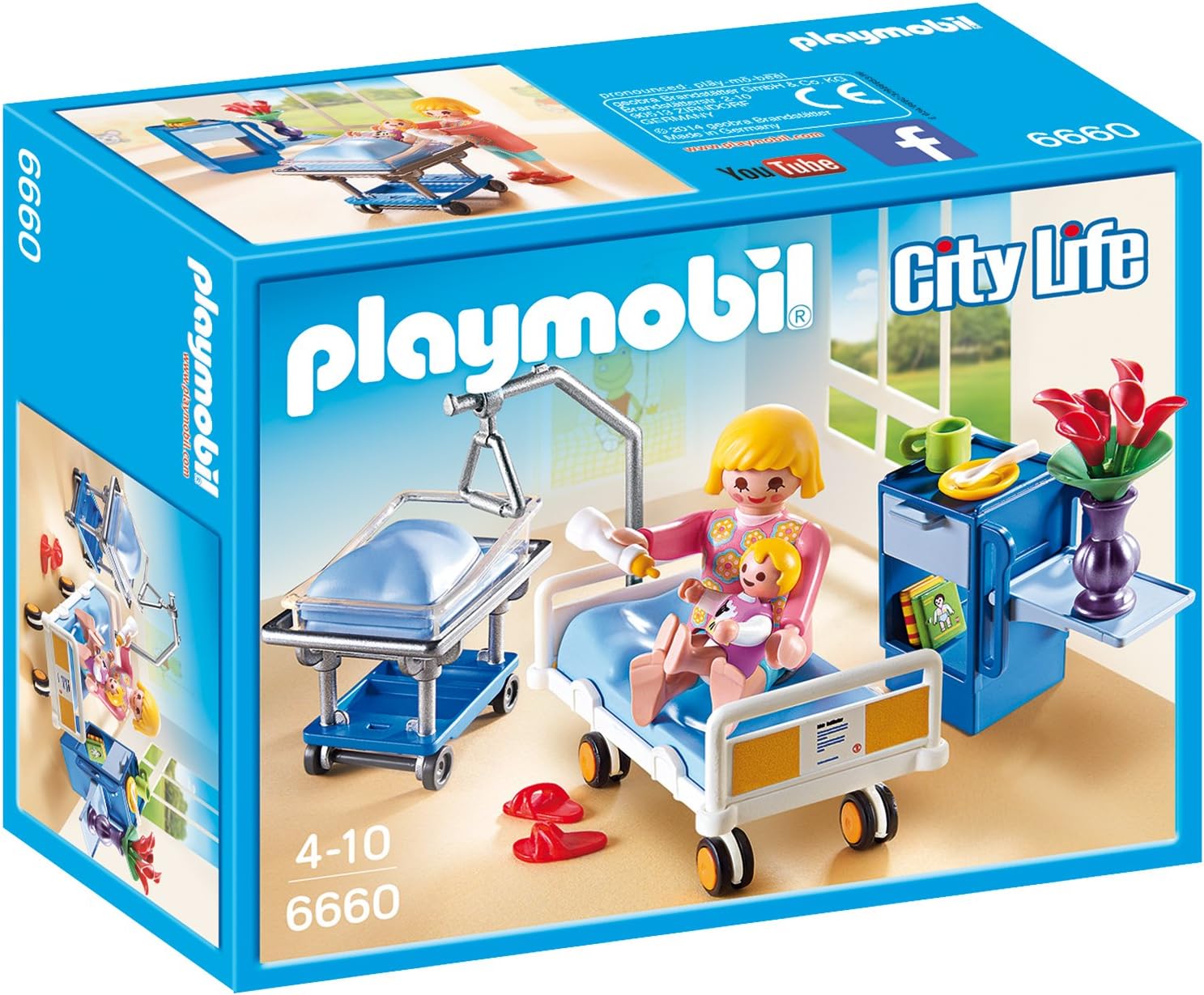 PLAYMOBIL 6660 - Krankenzimmer mit Babybett