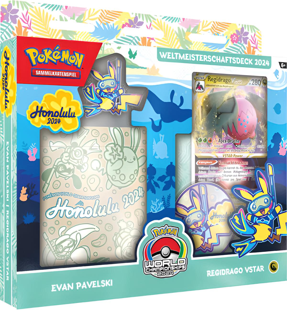 Pokemon Weltmeisterschaftsdeck 2024 - Evan Pavelski (Regidrago VSTAR)