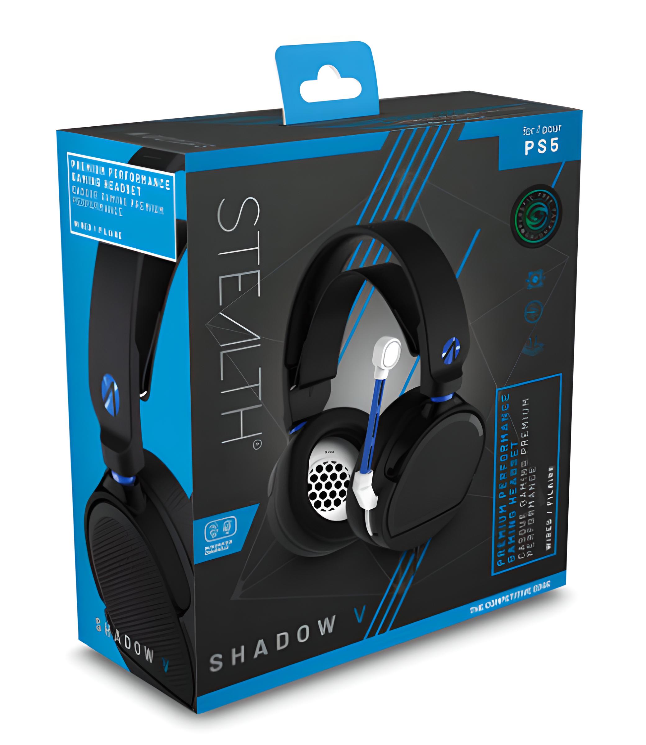 PS5 Headset Shadow V black STEALTH