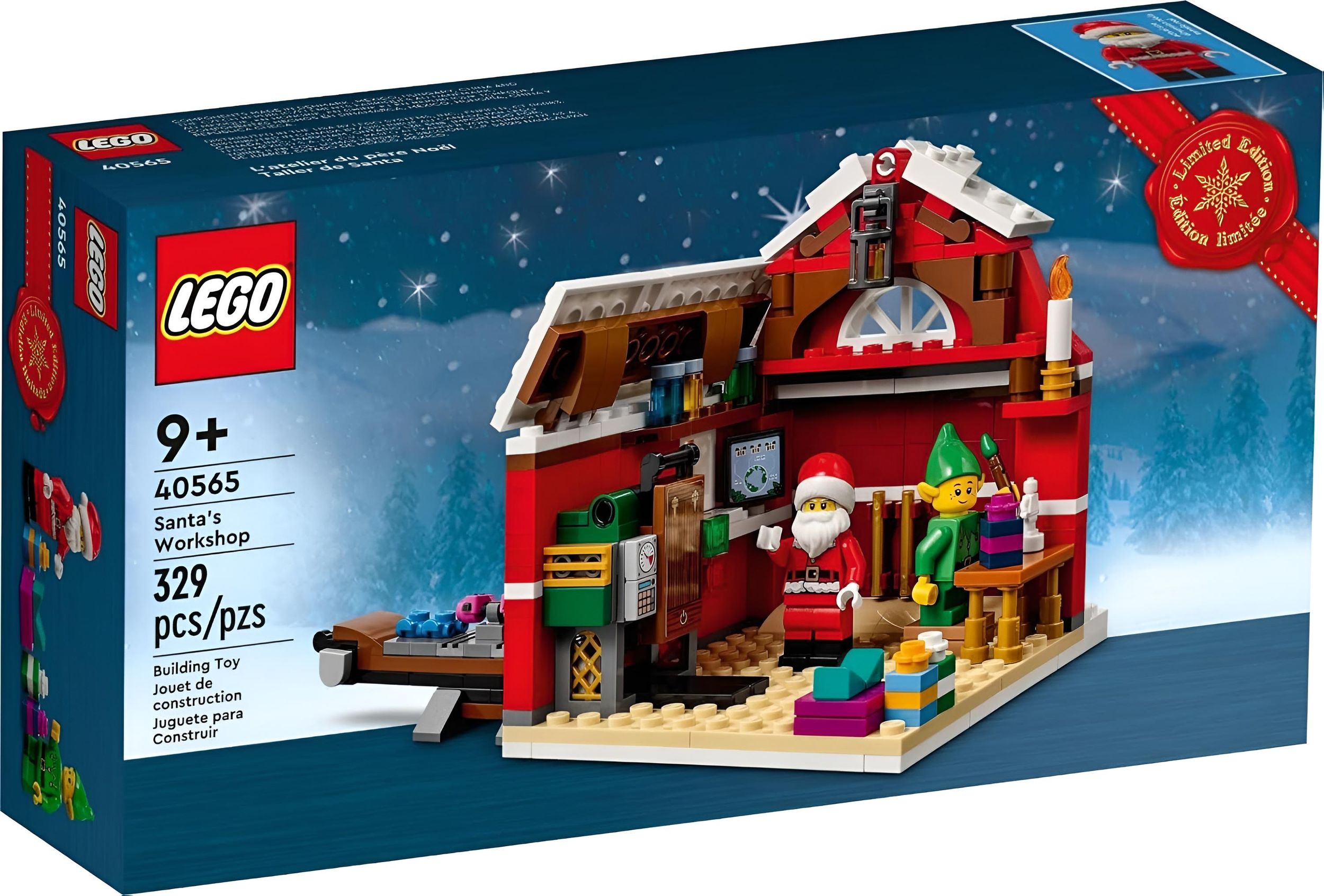 LEGO 40565 - Weihnachtsmann-Werkstatt