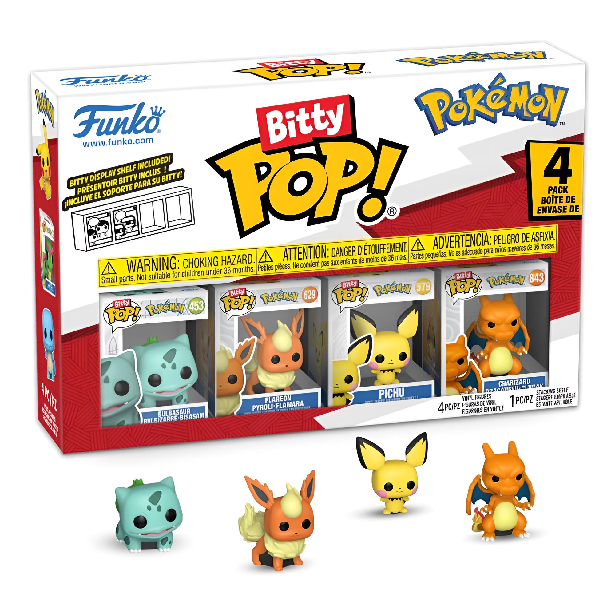 Bitty POP - Pokémon - Series 3 4er-Pack