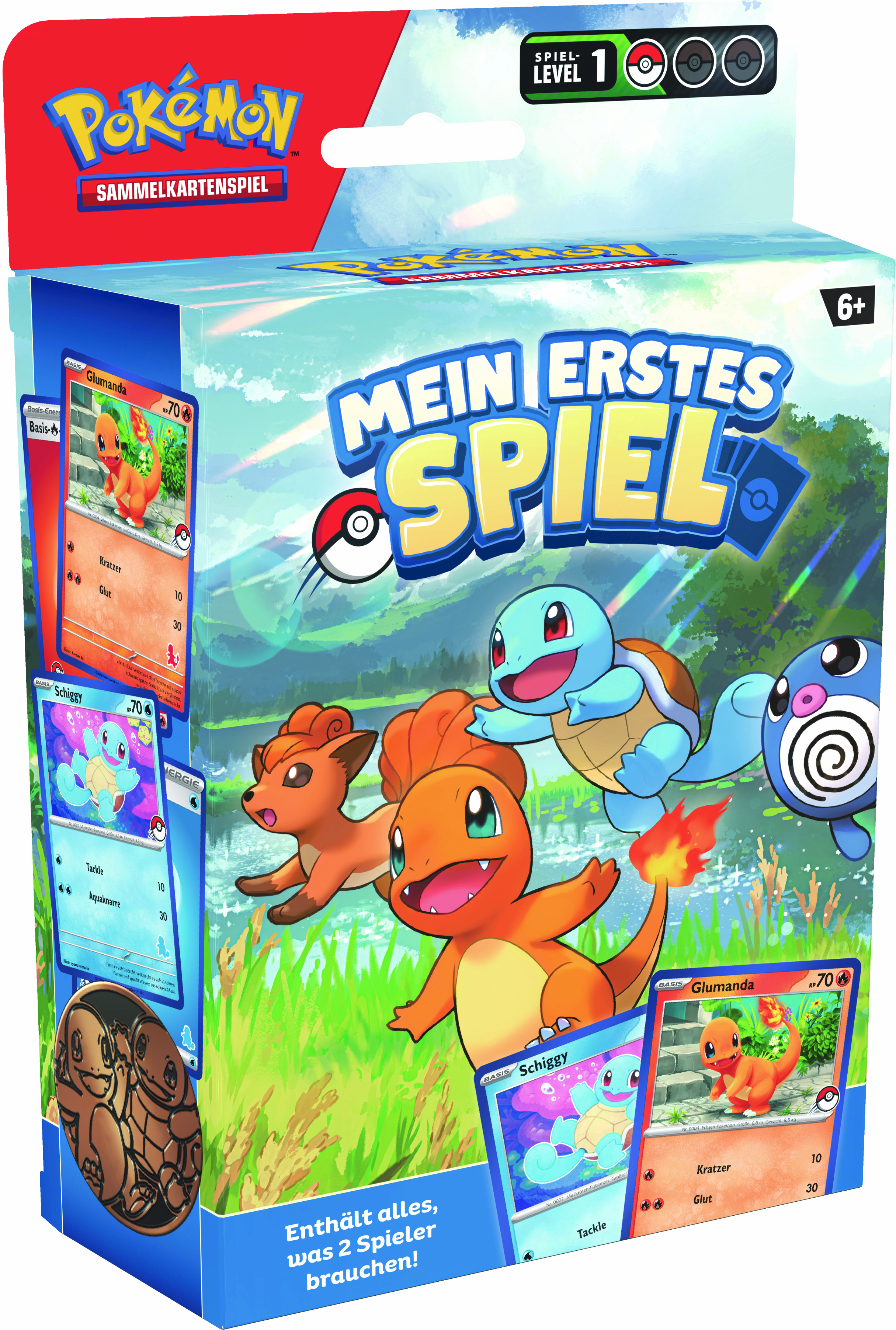 Pokémon-Sammelkartenspiel: Mein erstes Spiel – Glumanda und Schiggy