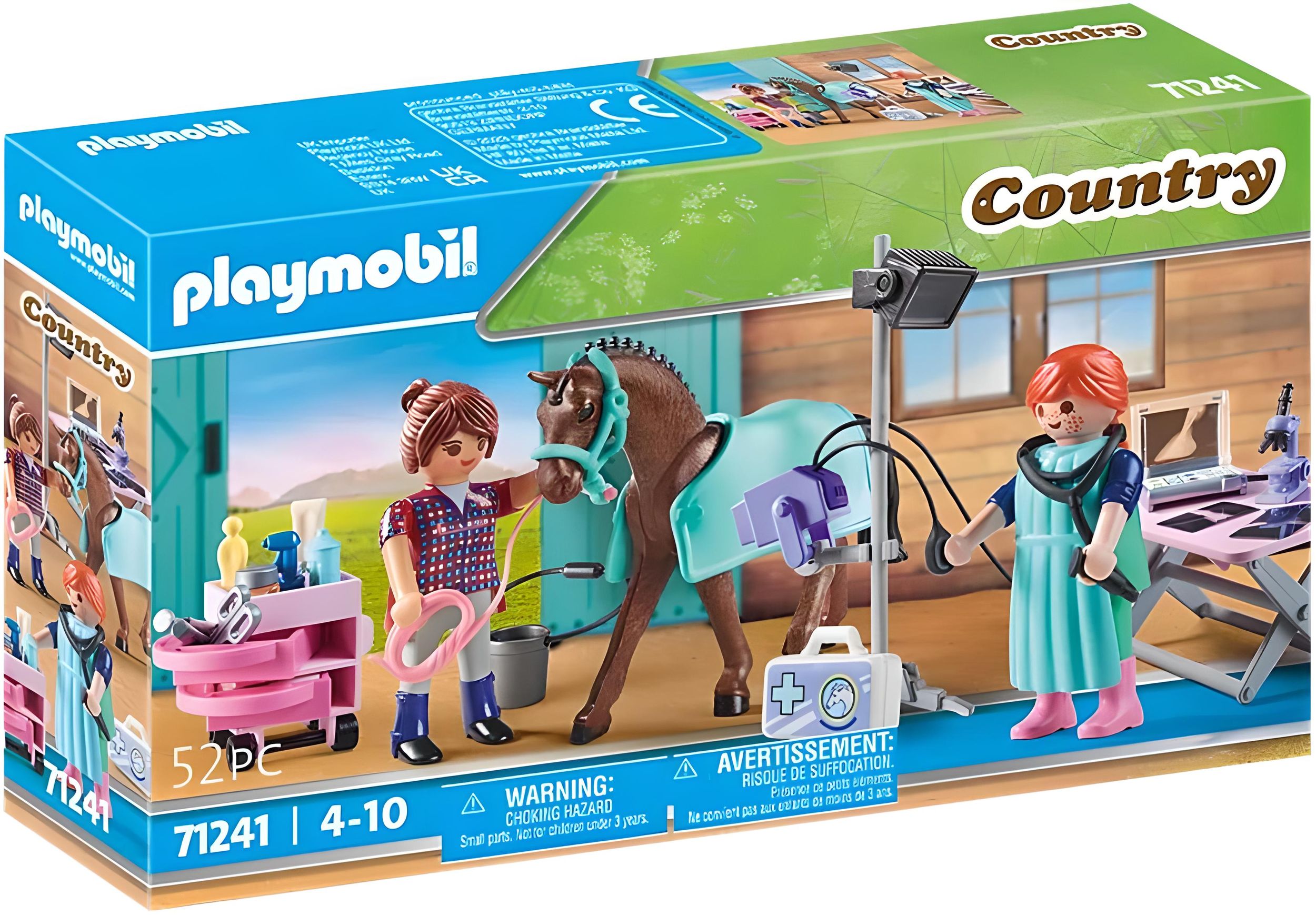 PLAYMOBIL 71241 - Country - Tierärztin für Pferde