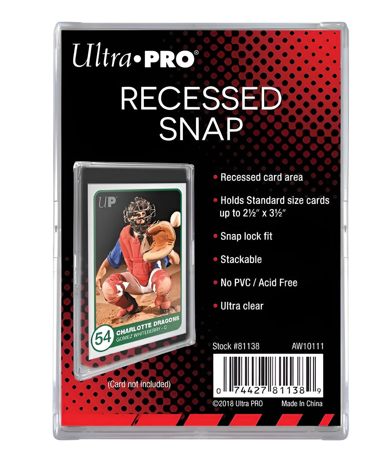 UP Recessed Snap Card Holder