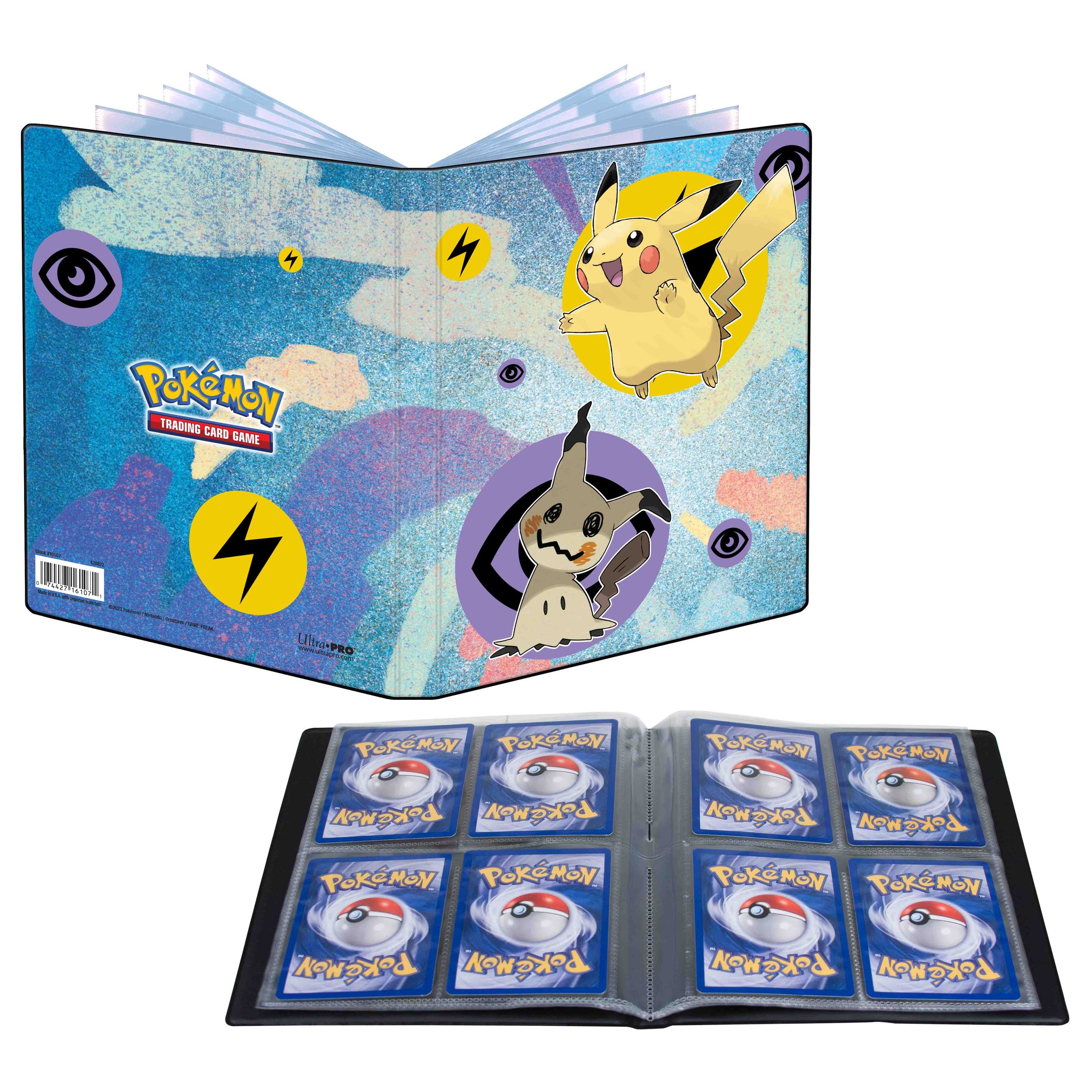 Pokemon - 4 Pocket Portfolio - Pikachu & Mimikyu