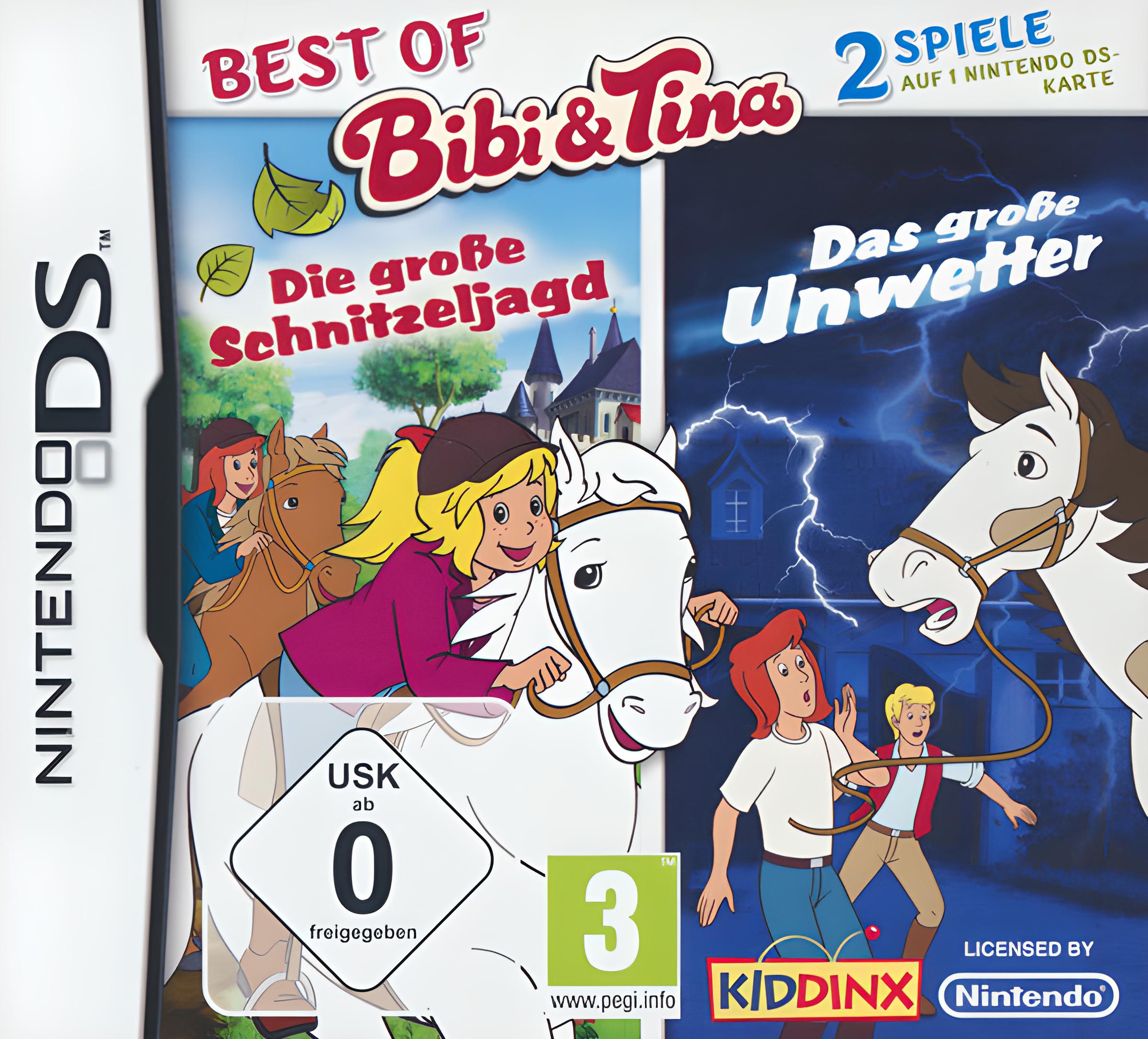 Bibi und Tina - Best of: Die große Schnitzeljagd und Das große Unwetter für Nintendo DS
