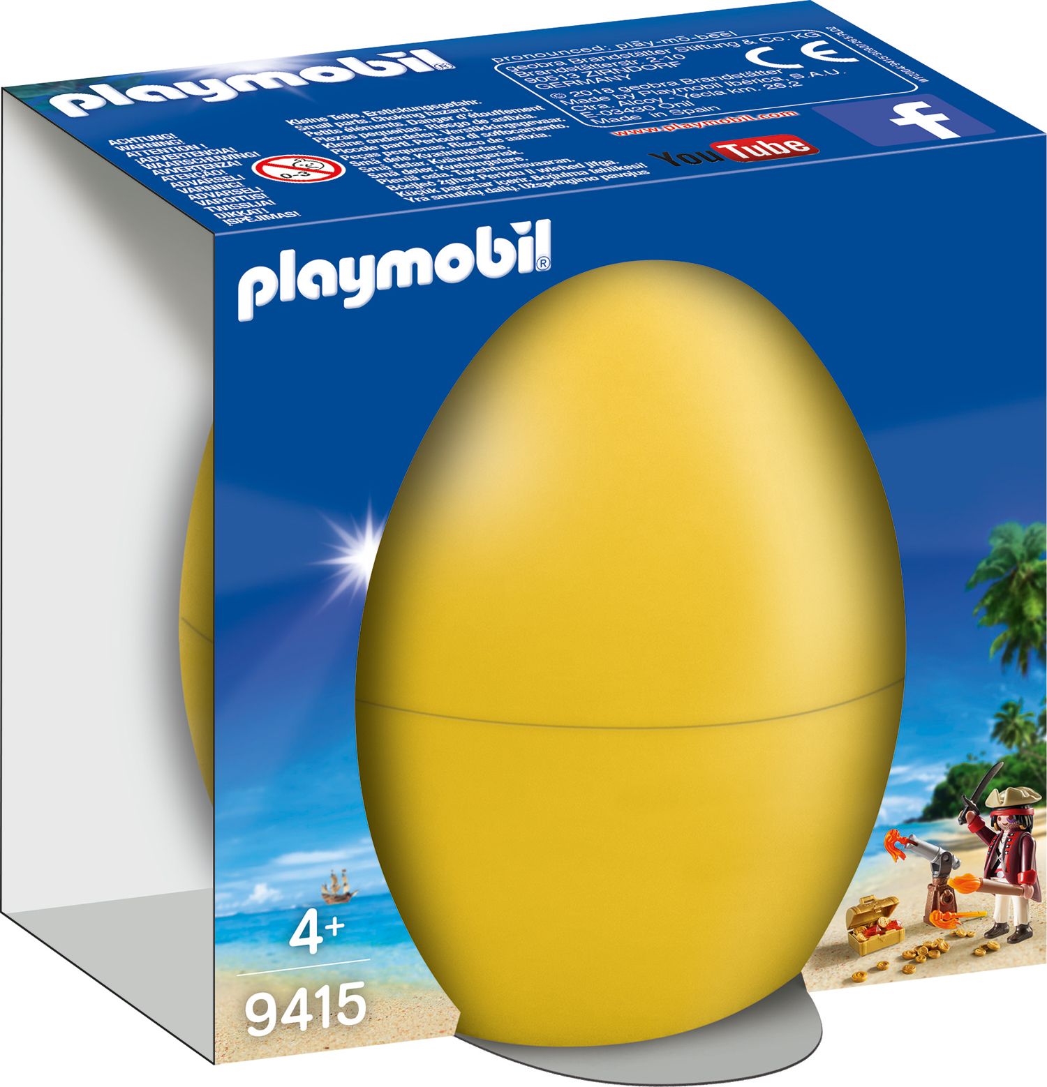 PLAYMOBIL 9415 - Ostern - Pirat mit Kanone