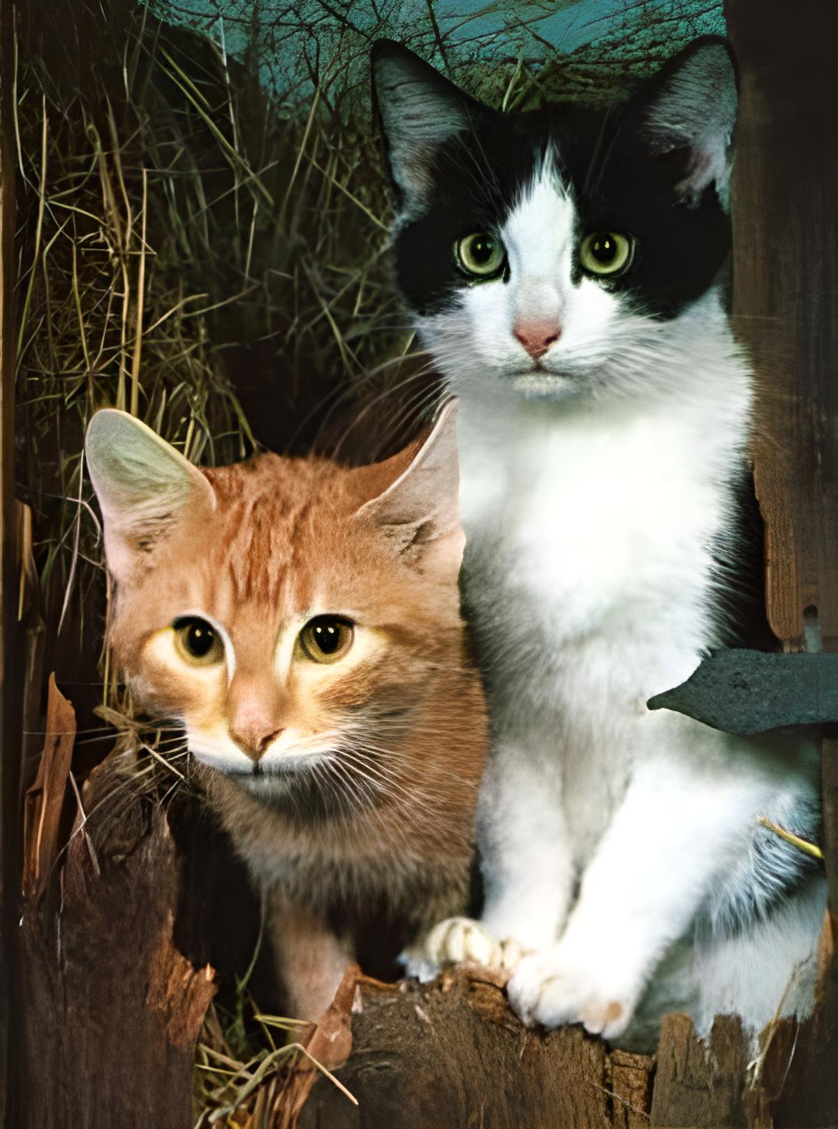 Katzen im Heu, 300 Teile