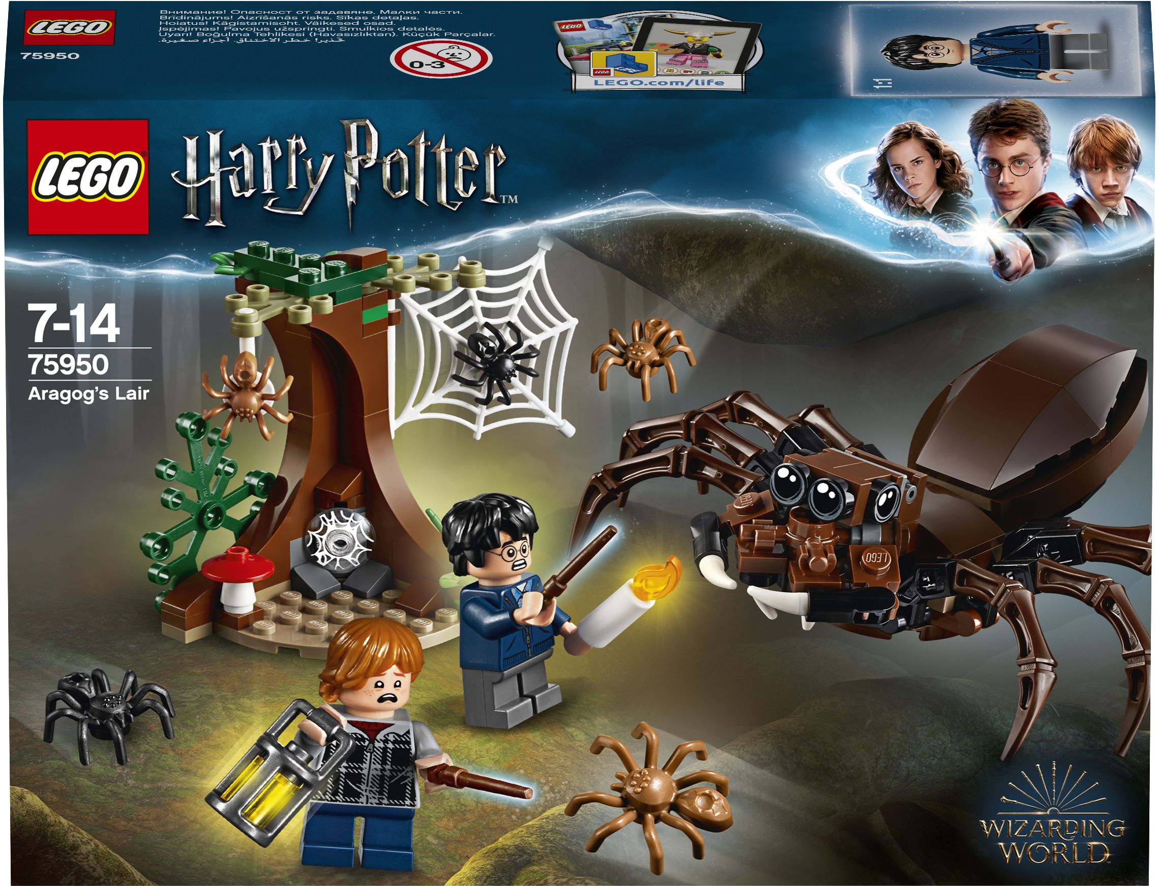 LEGO Harry Potter 75950 - Aragogs Versteck