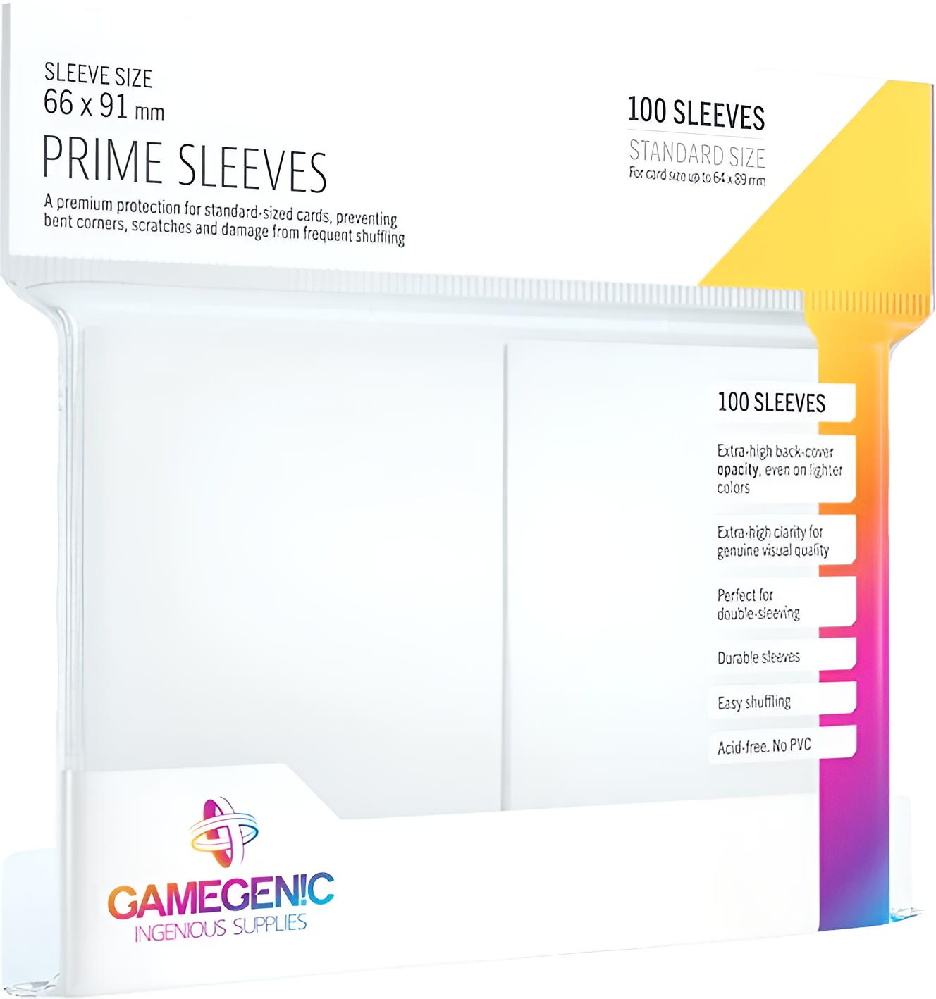Gamegenic - Prime Sleeves White