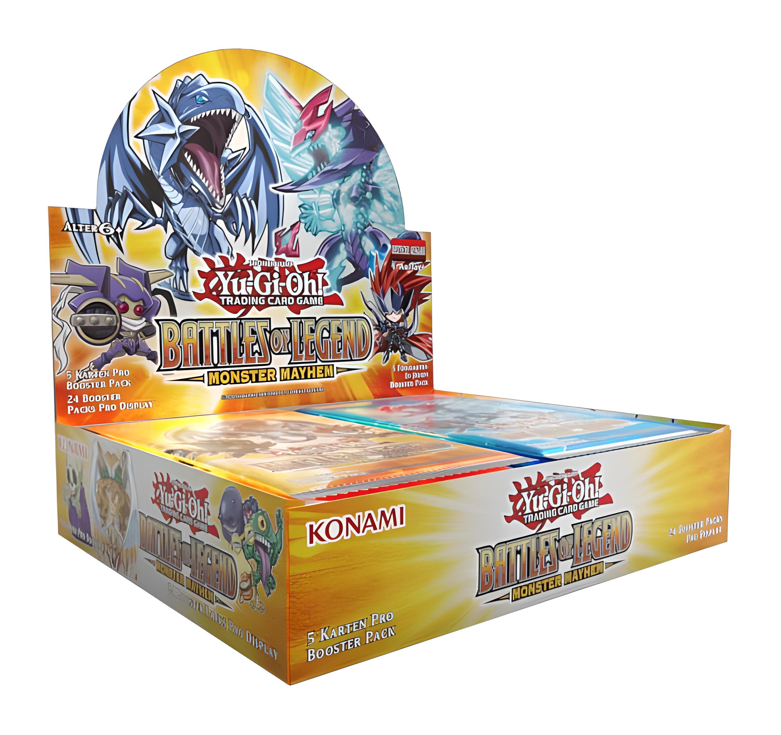 Yu-Gi-Oh ! Battle of Legends Monster Mayhem Booster-Display DE