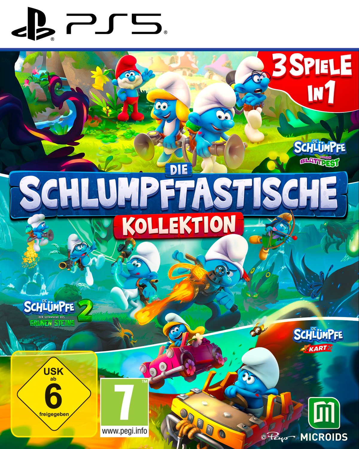 Die Schlumpftastische Kollektion - 3 Spiele in 1