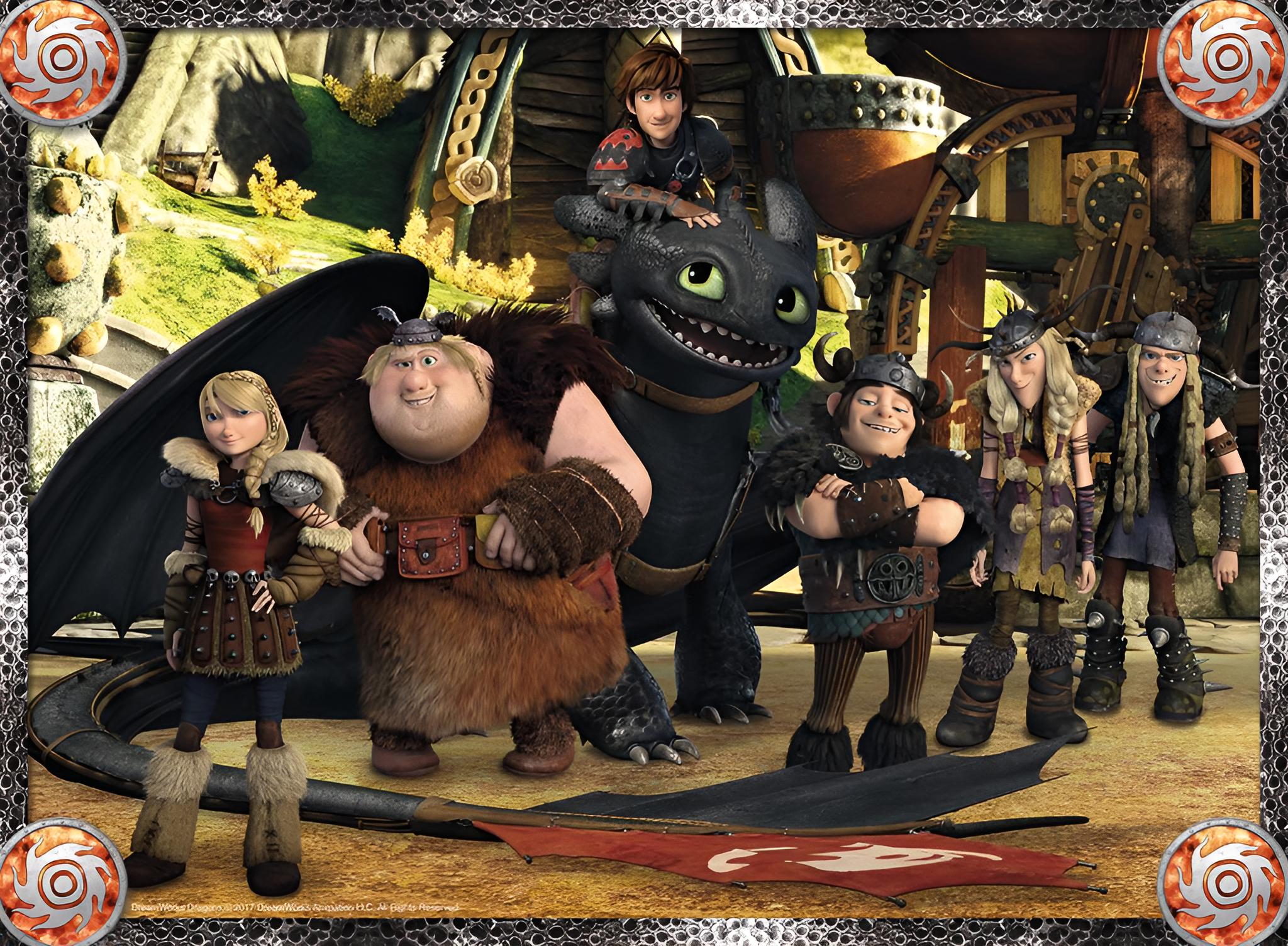 Dragons - Hicks und seine Freunde, 100 Teile