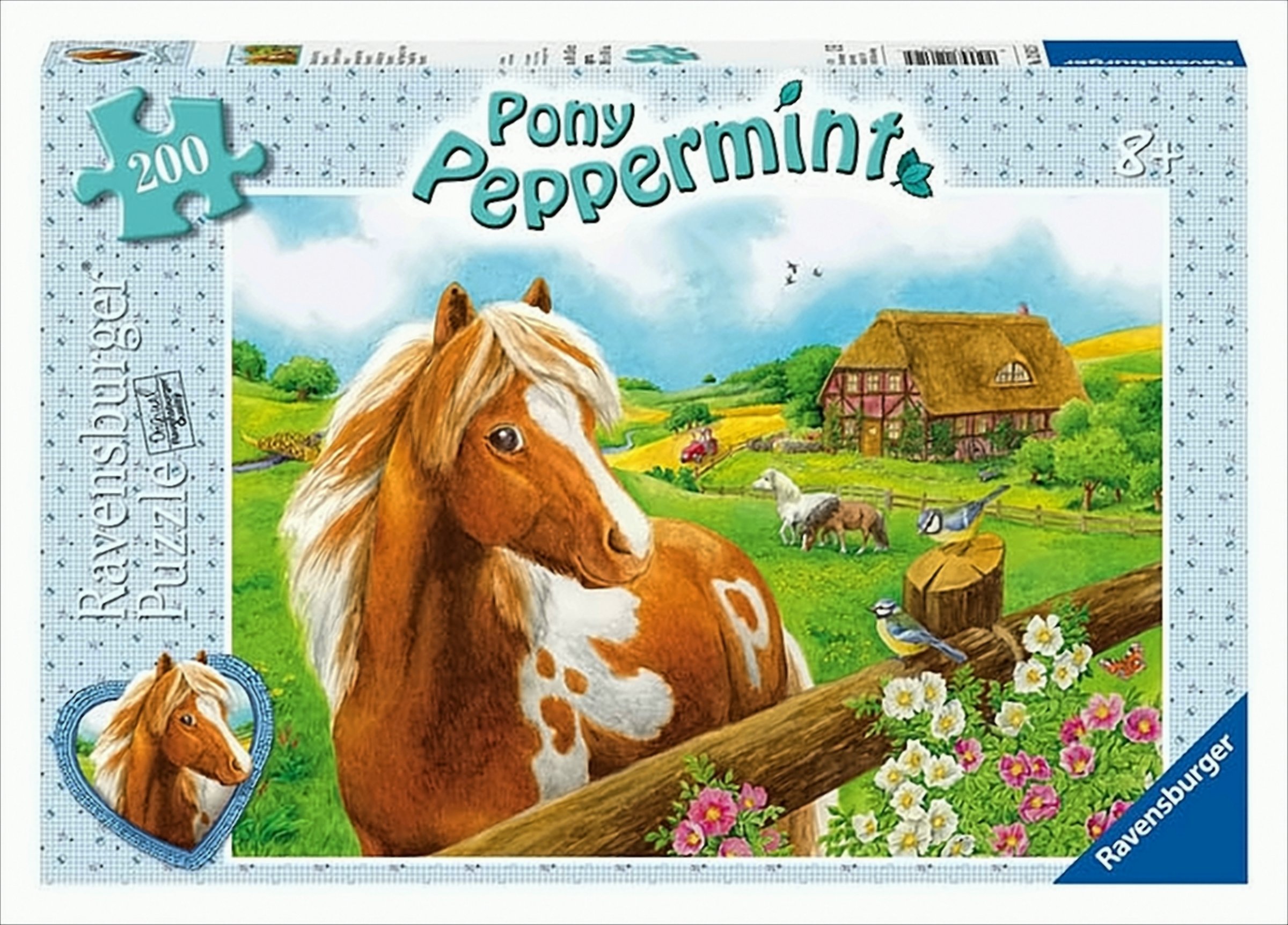 Glückliches Pony Peppermint, 200 Teile