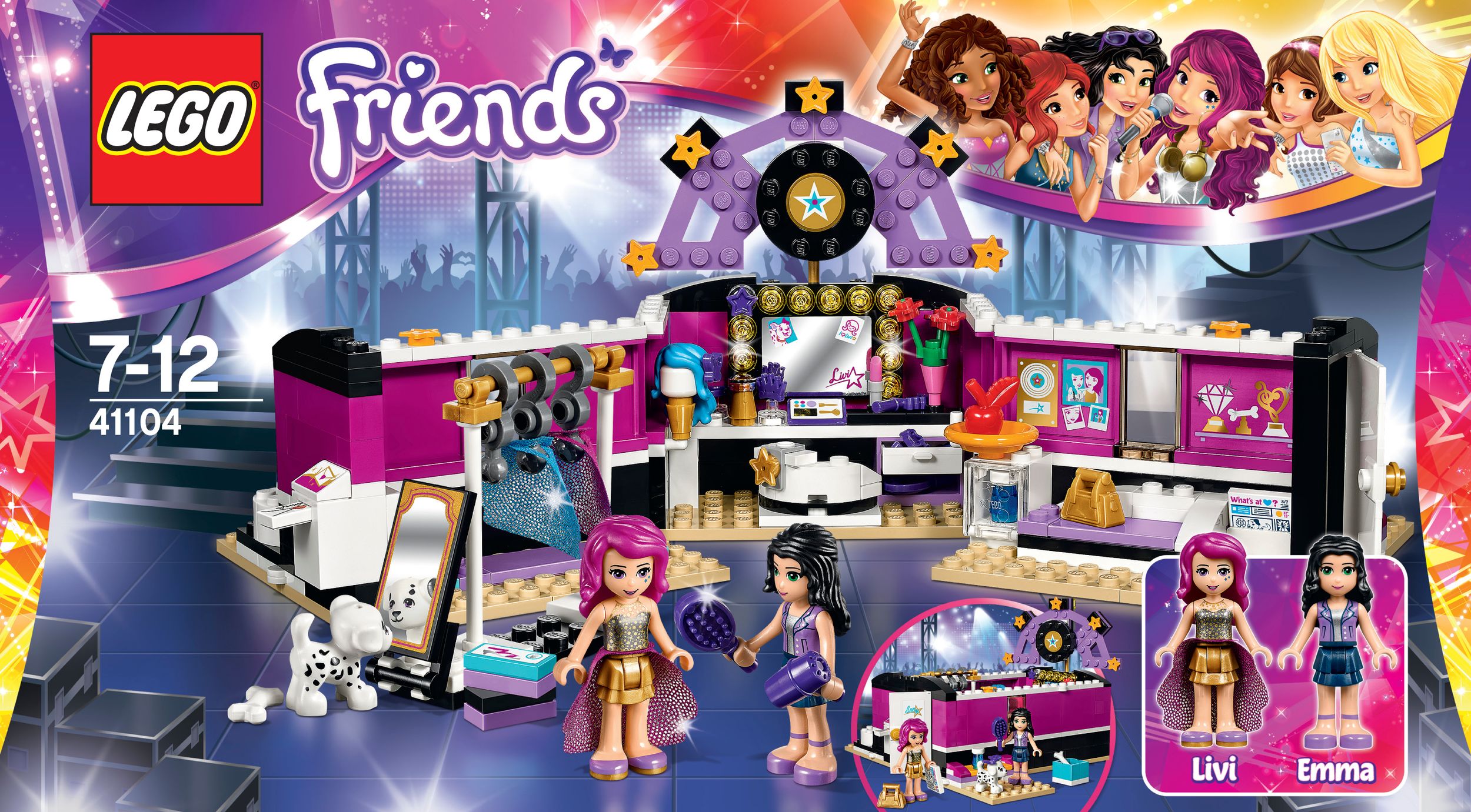 LEGO Friends - 41104 Popstar Garderobe