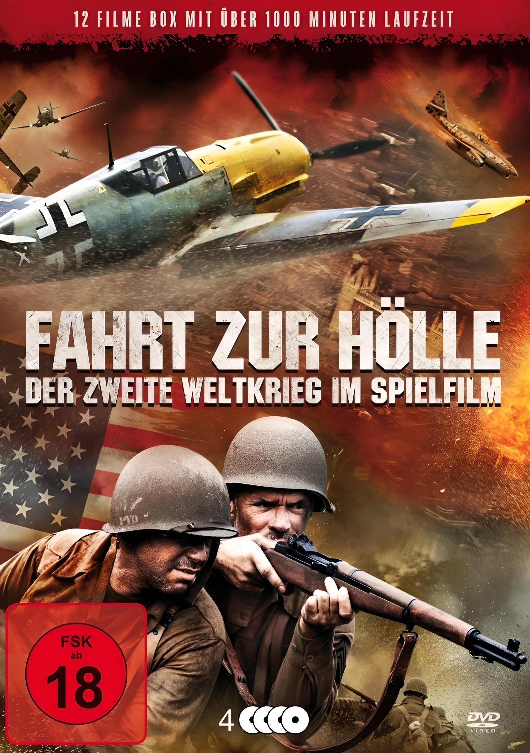 Fahrt zur Hölle - Der 2. Weltkrieg im Spielfilm - 12 Filme auf 4 DVDs