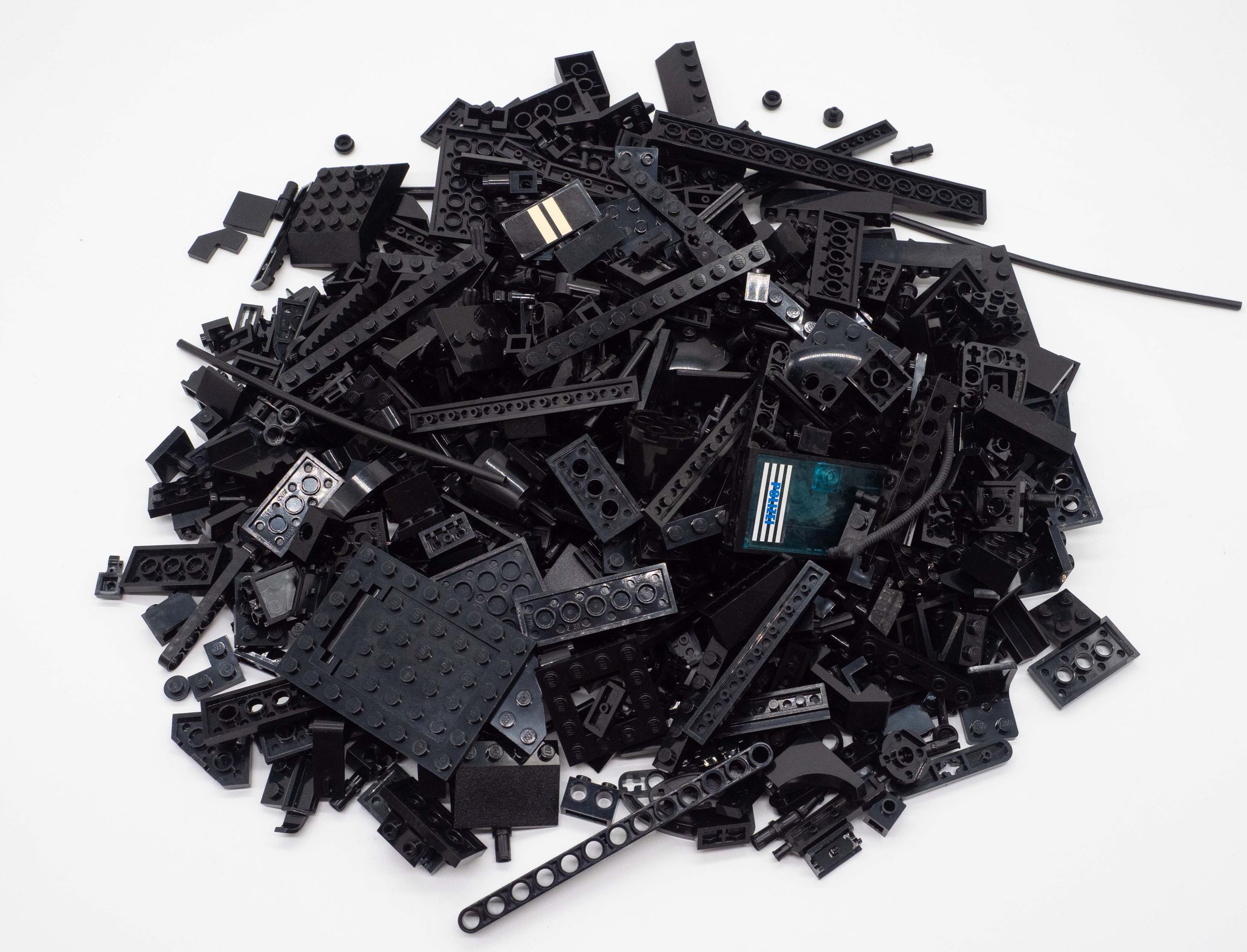 Lego 500g verschiedene Schwarze Teile