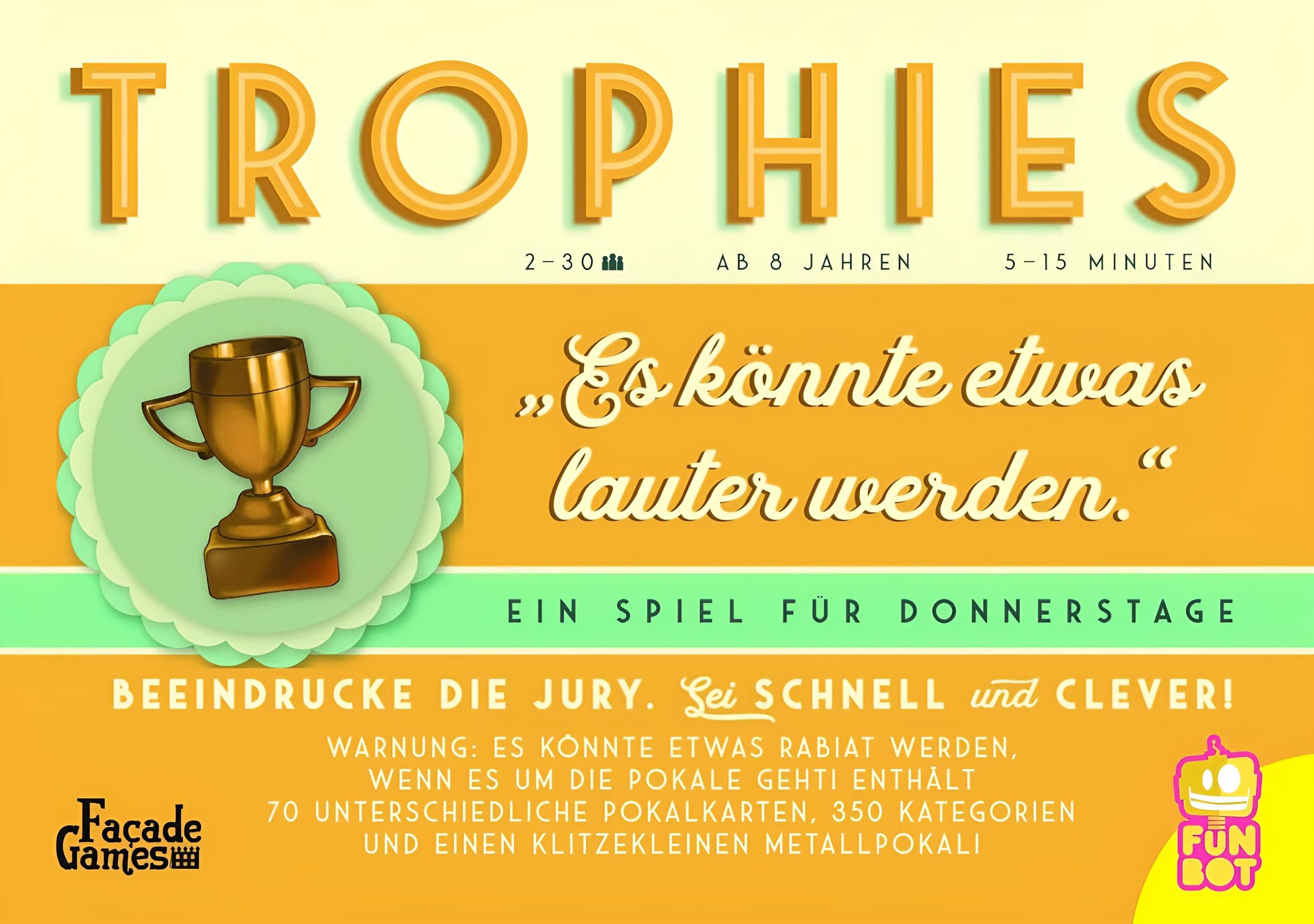Trophies - das lustige Partyspiel für schnelle Denker | deutsch