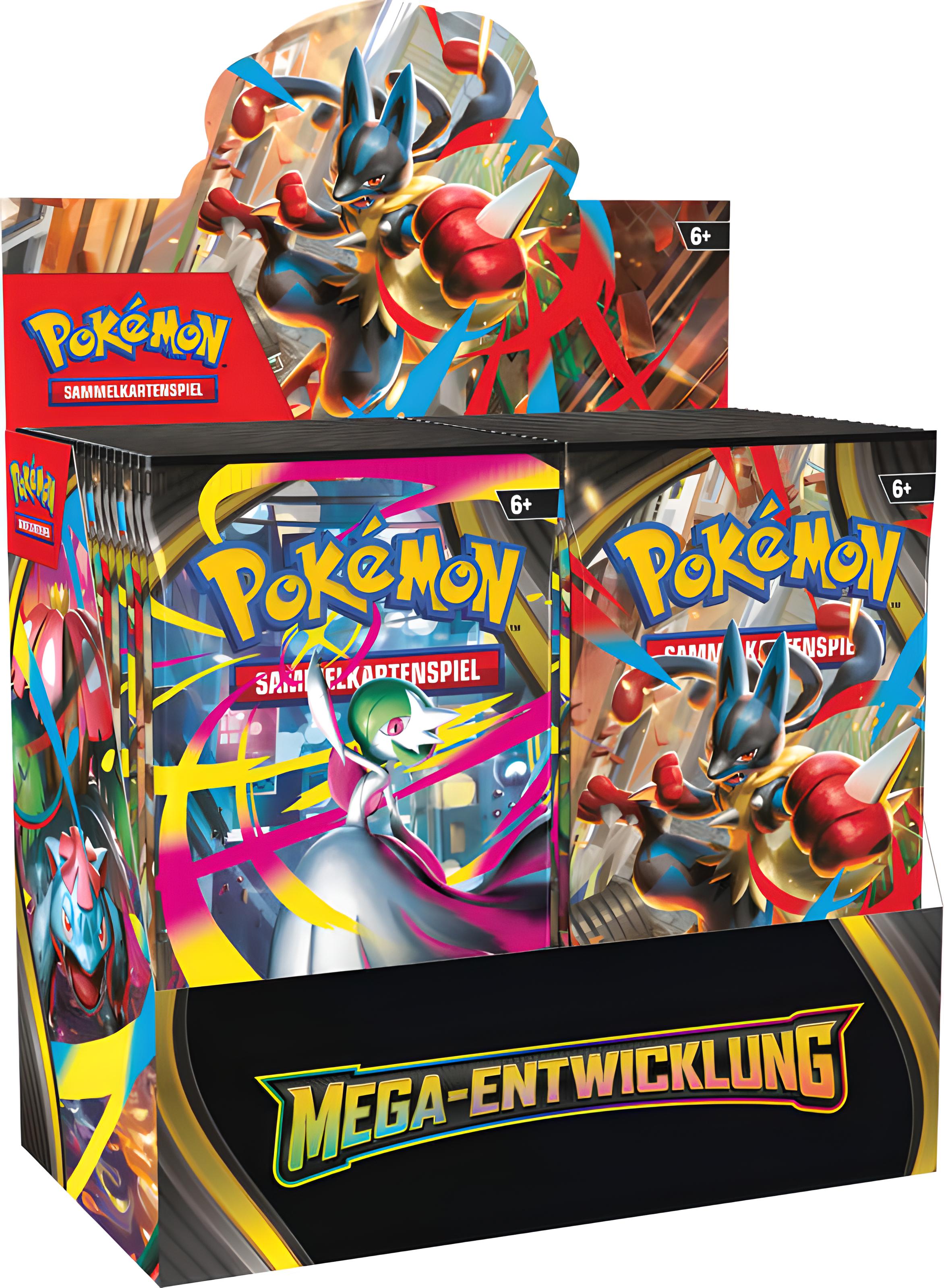 Pokémon Booster-Display Mega-Entwicklung