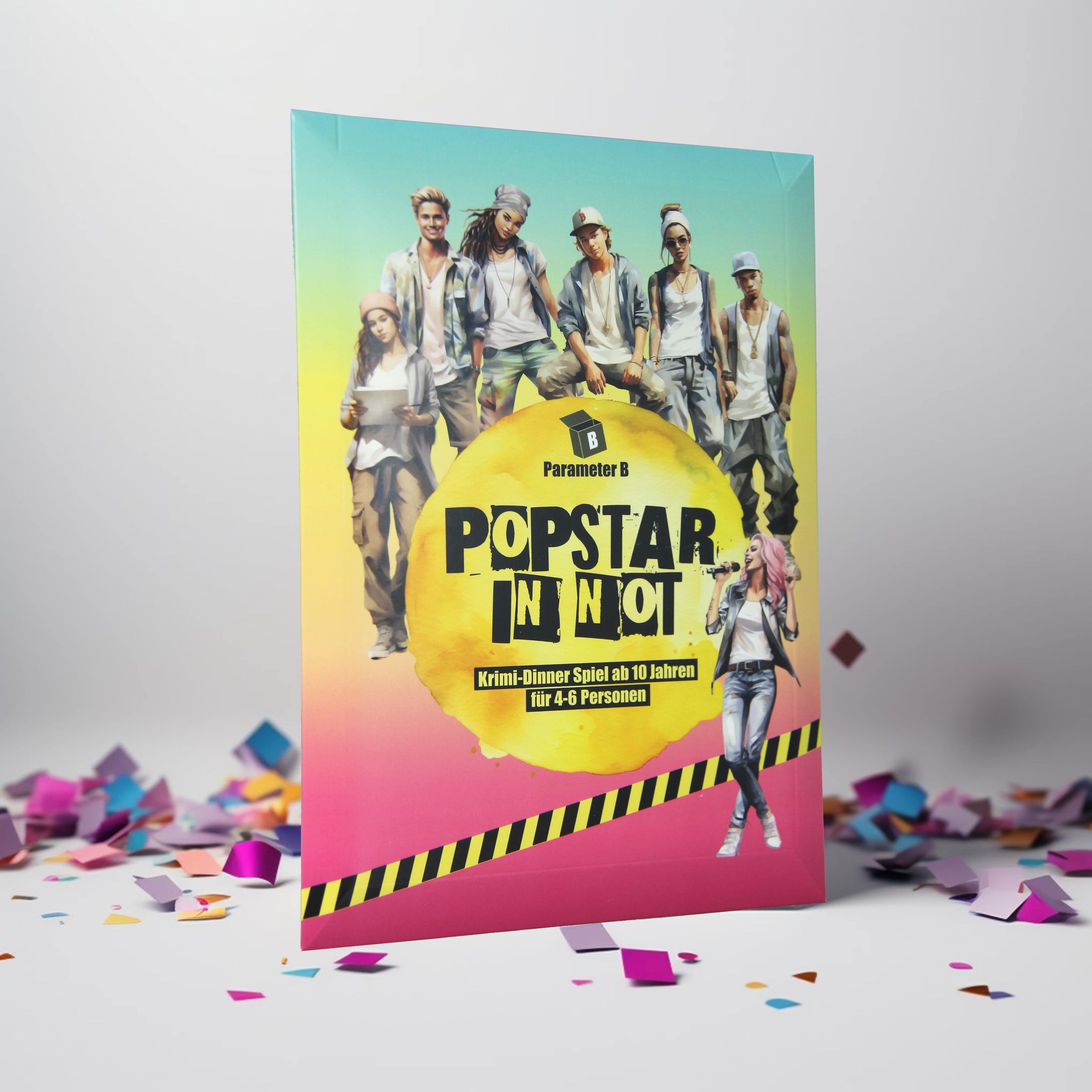 Popstar in Not – Krimi-Dinner Spiel für 4 Personen