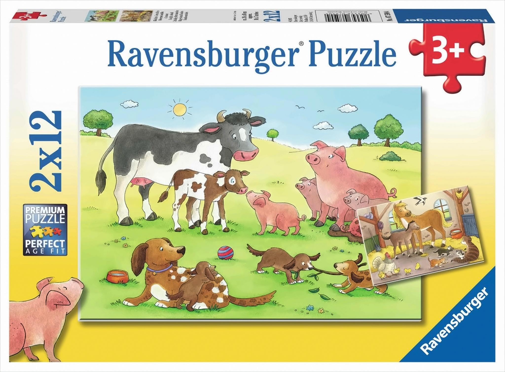Glückliche Tierfamilien, 2 x 12 Teile