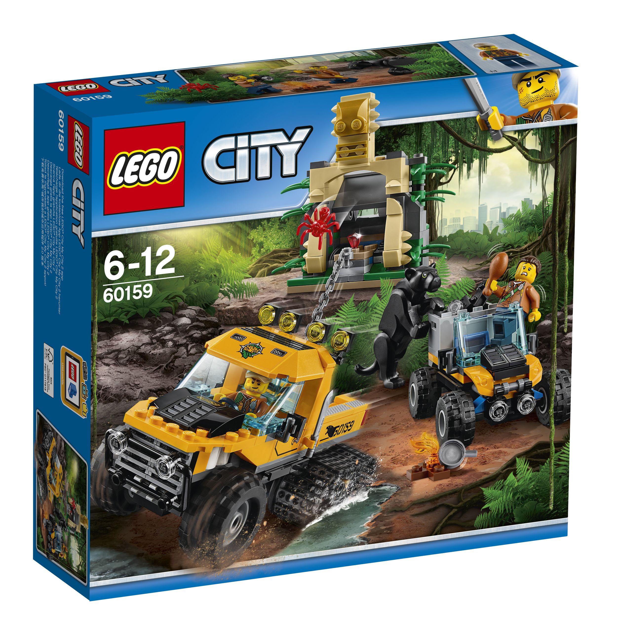 LEGO City - 60159 Mission mit dem Dschungel-Halbkettenfahrzeug